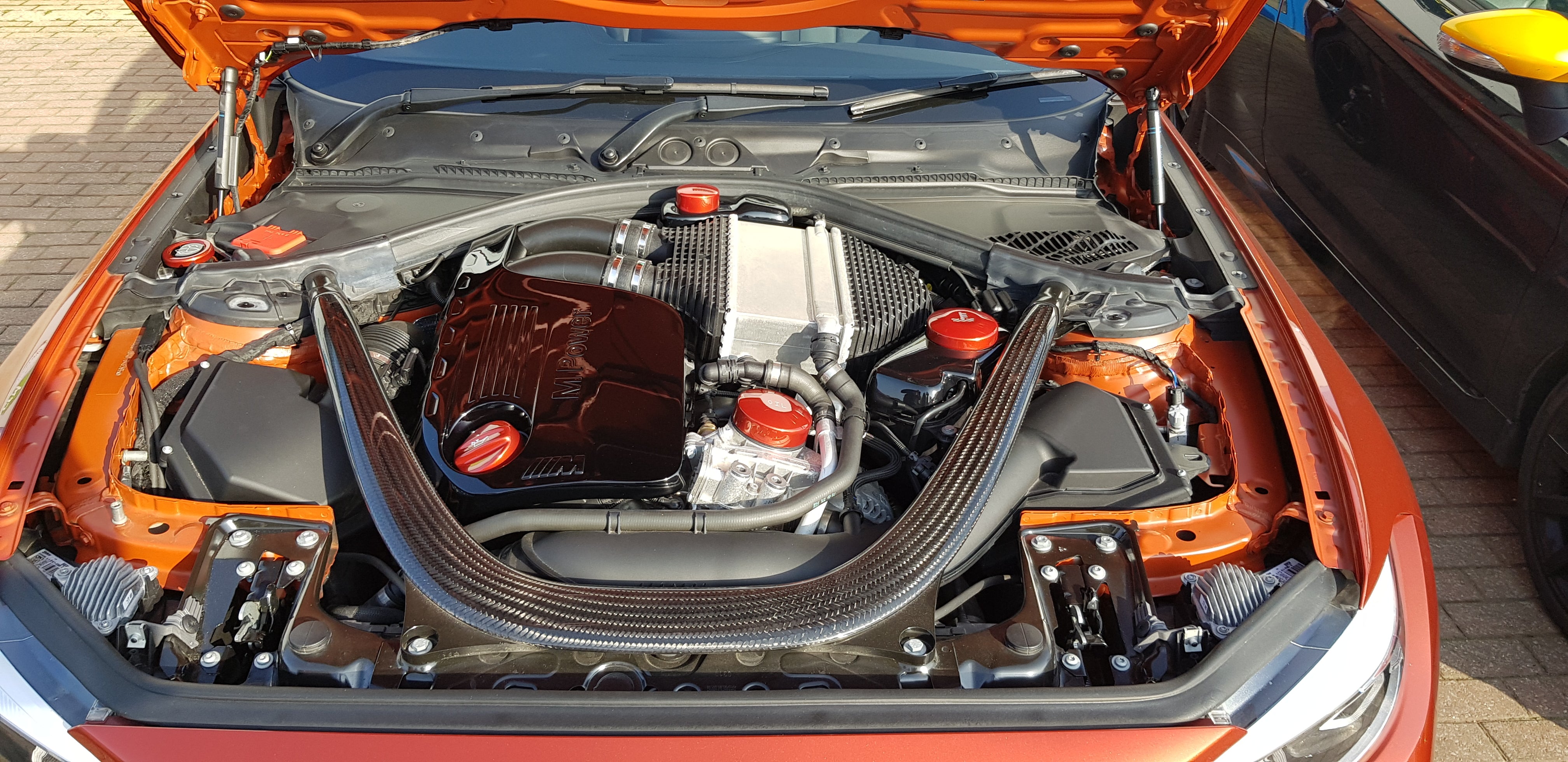 BMW S55 Engine Cap Cover Kit - M2 Competition / M3 / M4 (Painted Finishes)
