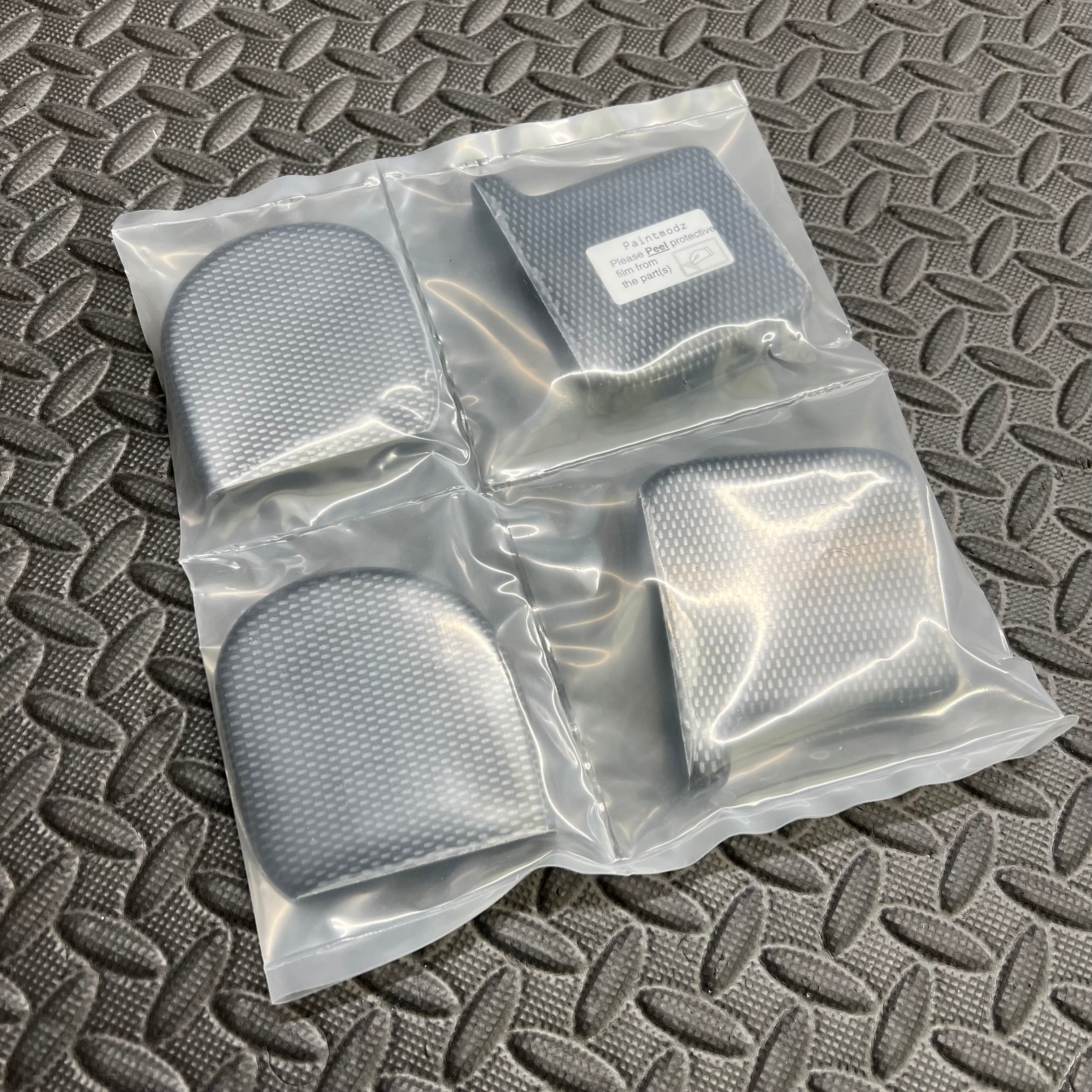 Proform - Carbon Fibre Effect Dress Up Parts (Various Focus Vehicles) - Seat Rail End Covers