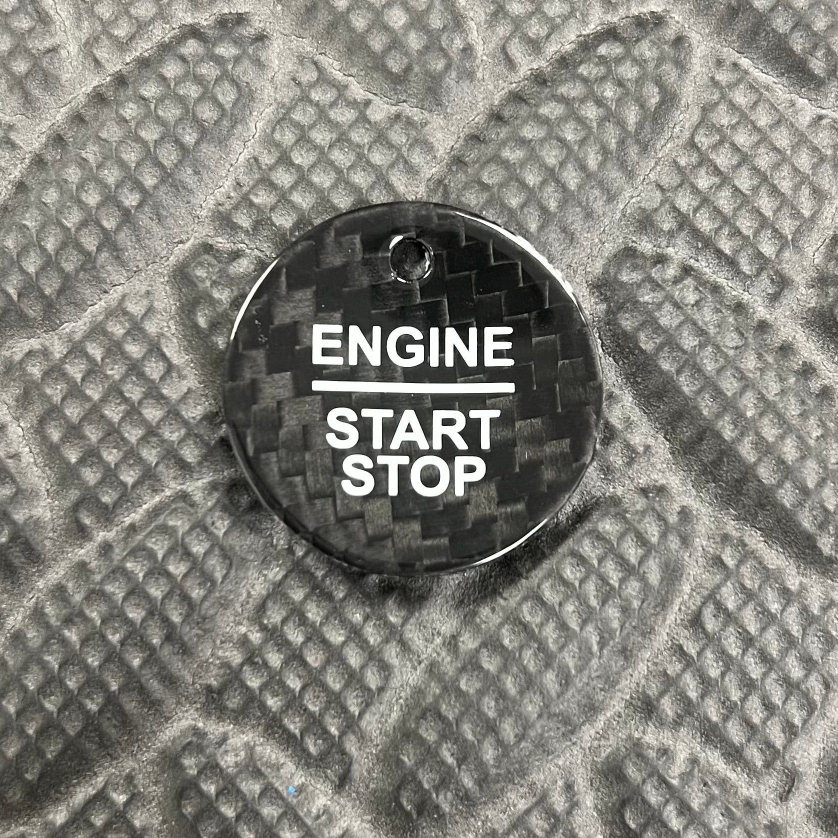 Push Button Start Overlay Real Carbon Fibre - Mk8/8.5 Fiesta / Mk2/2.5 Puma & Mk4/4.5 Focus
