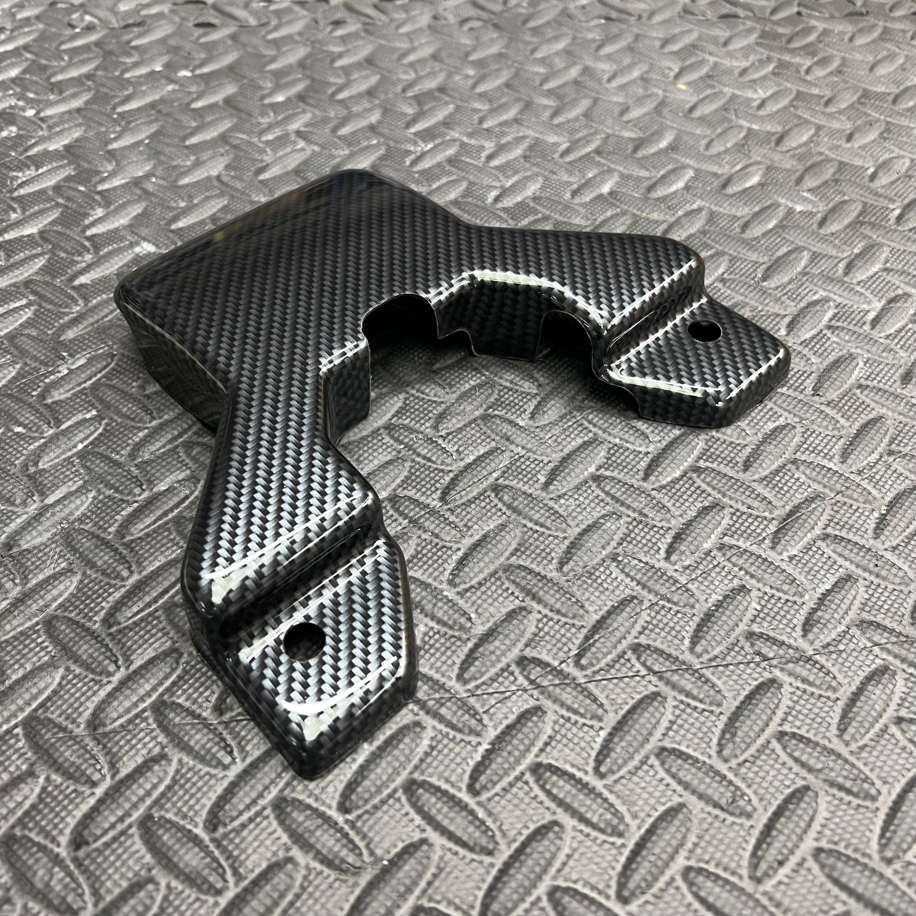 Proform Bonnet Catch Plate Cover, MK7.5 Fiesta - Deluxe Carbon Fibre Effect Plastic