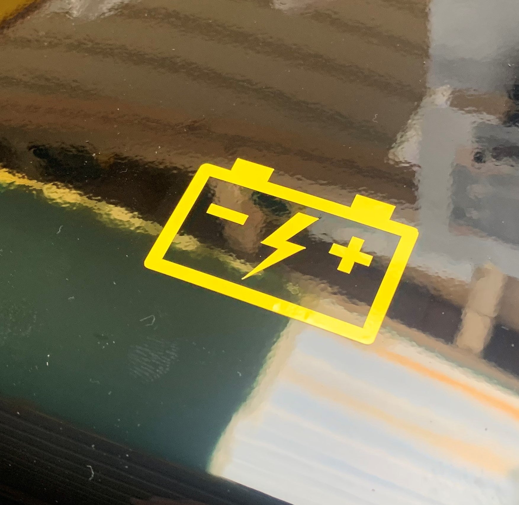 Proform Battery Vinyl Sticker
- Yellow