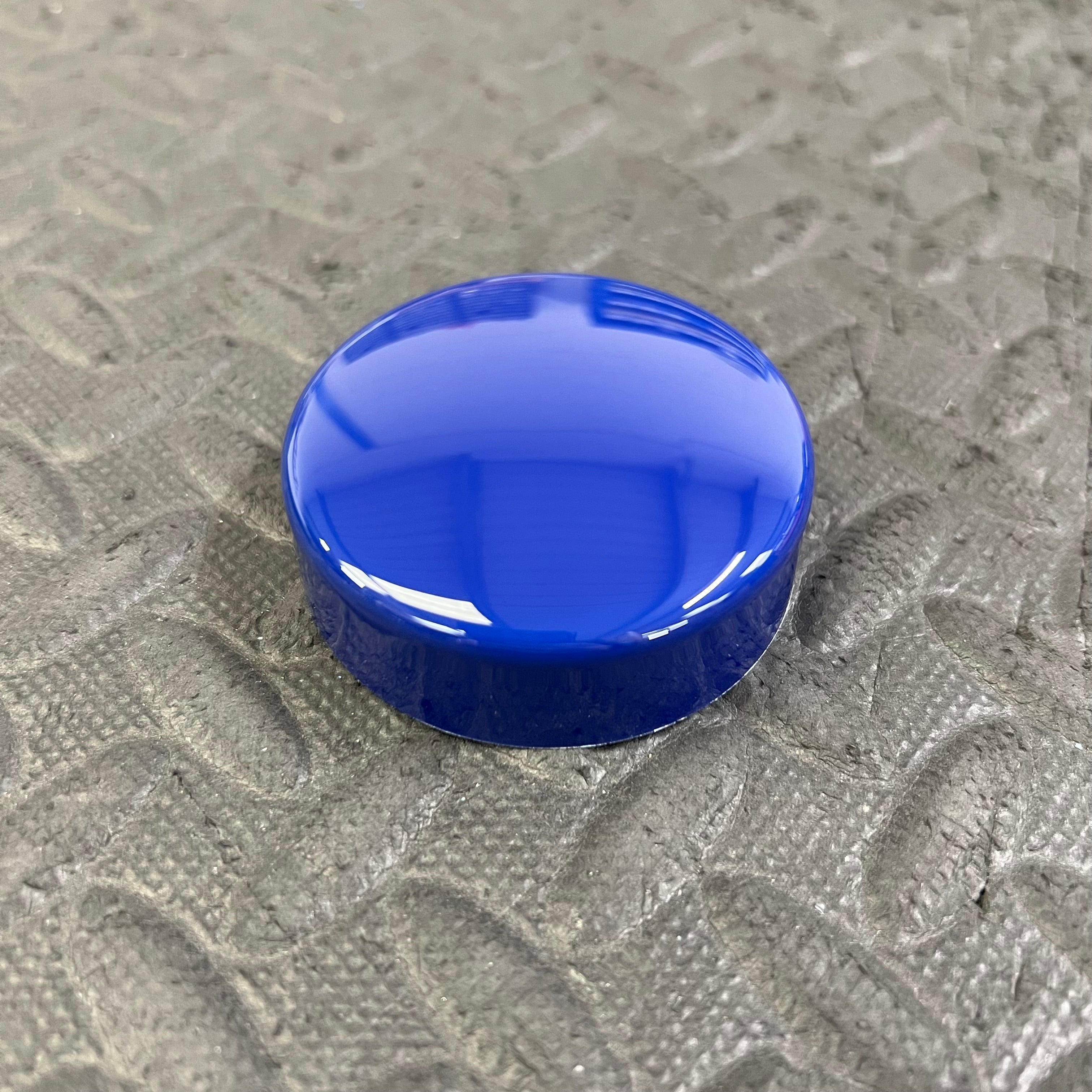 Proform Brake Fluid Cap Cover - Gloss Blue Plastic