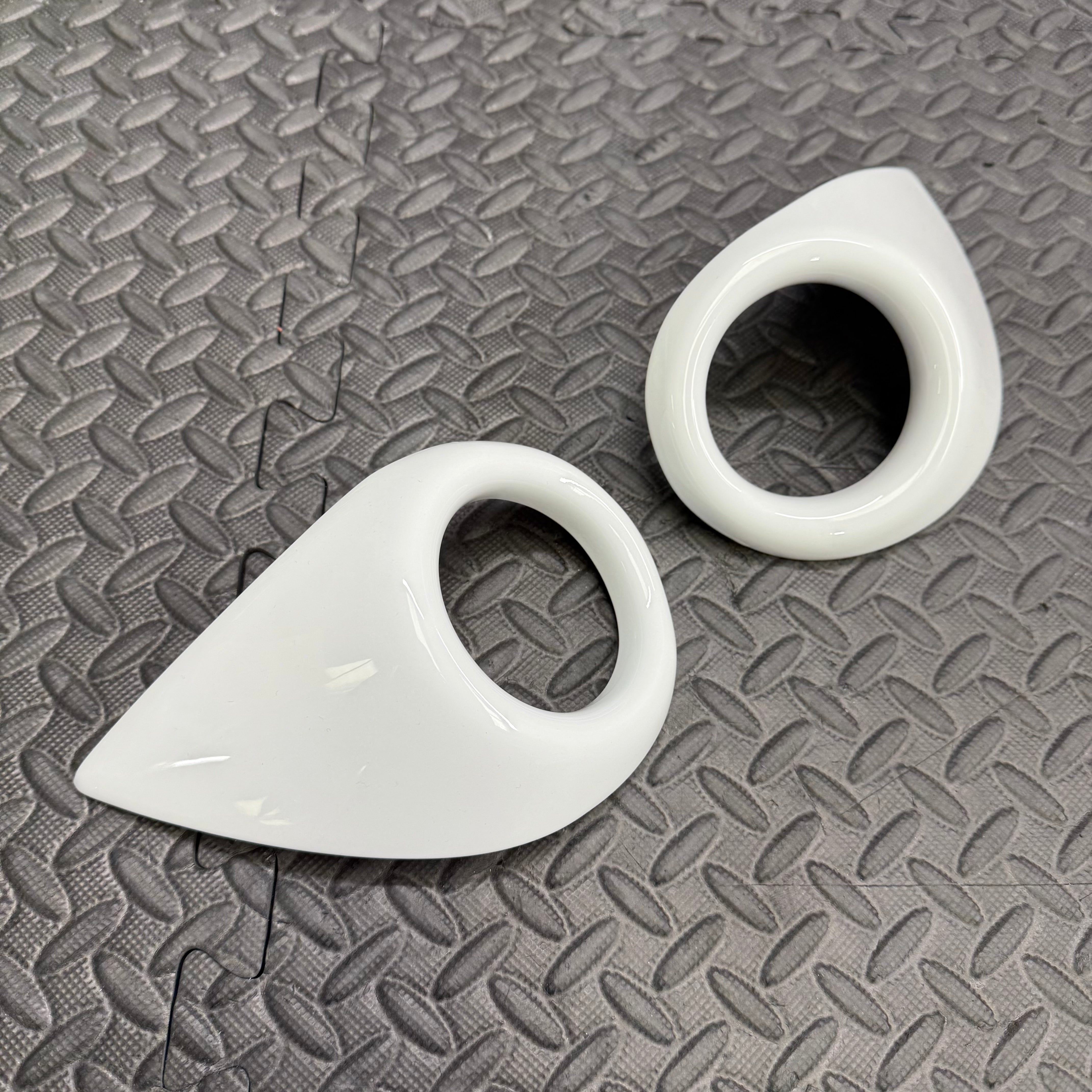 Proform Fog Light Trims - Mk7.5 Fiesta ST180/ST200 - Painted Frozen White
