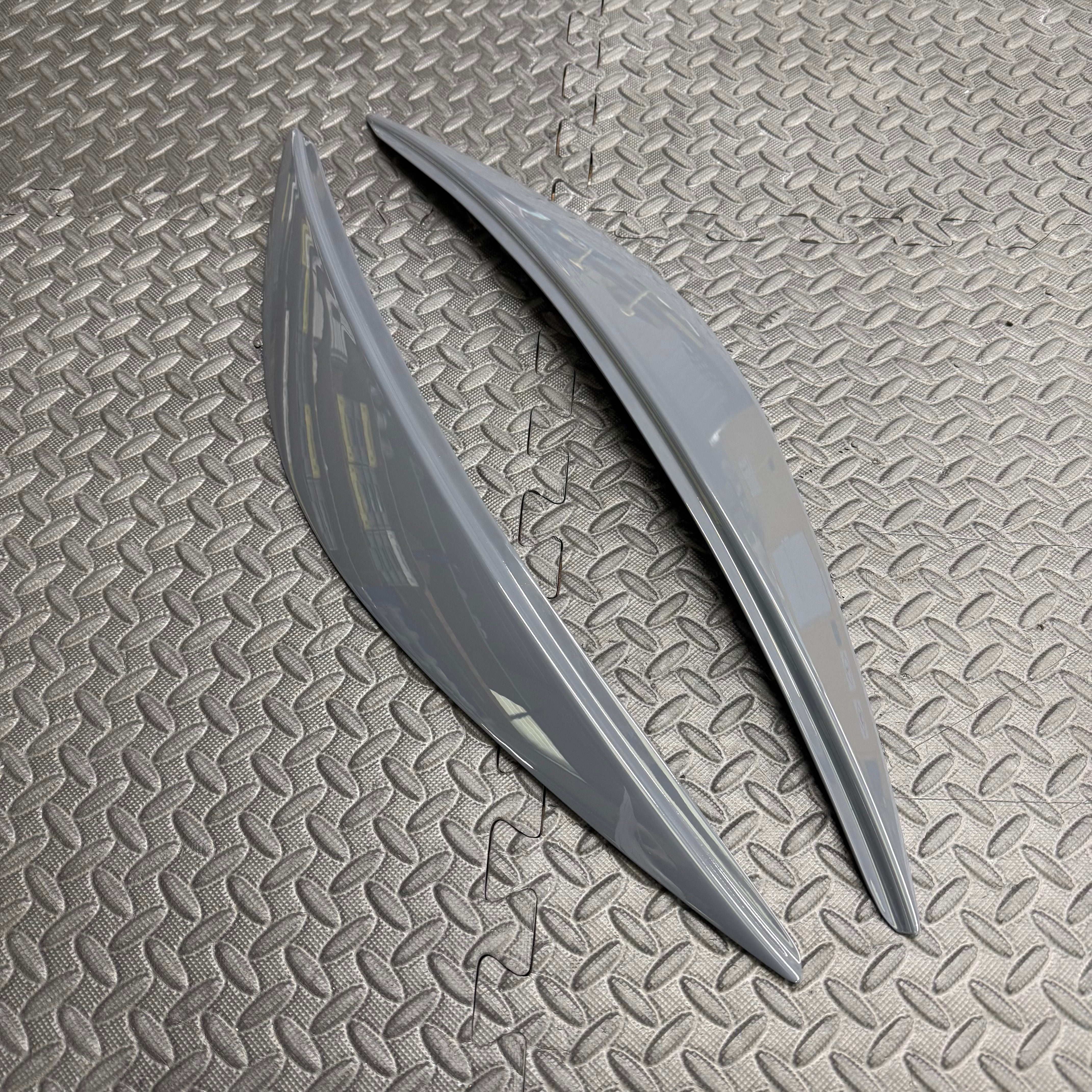 CMS Headlight Eyebrows - Mk3.5 Focus - Painted Stealth Grey