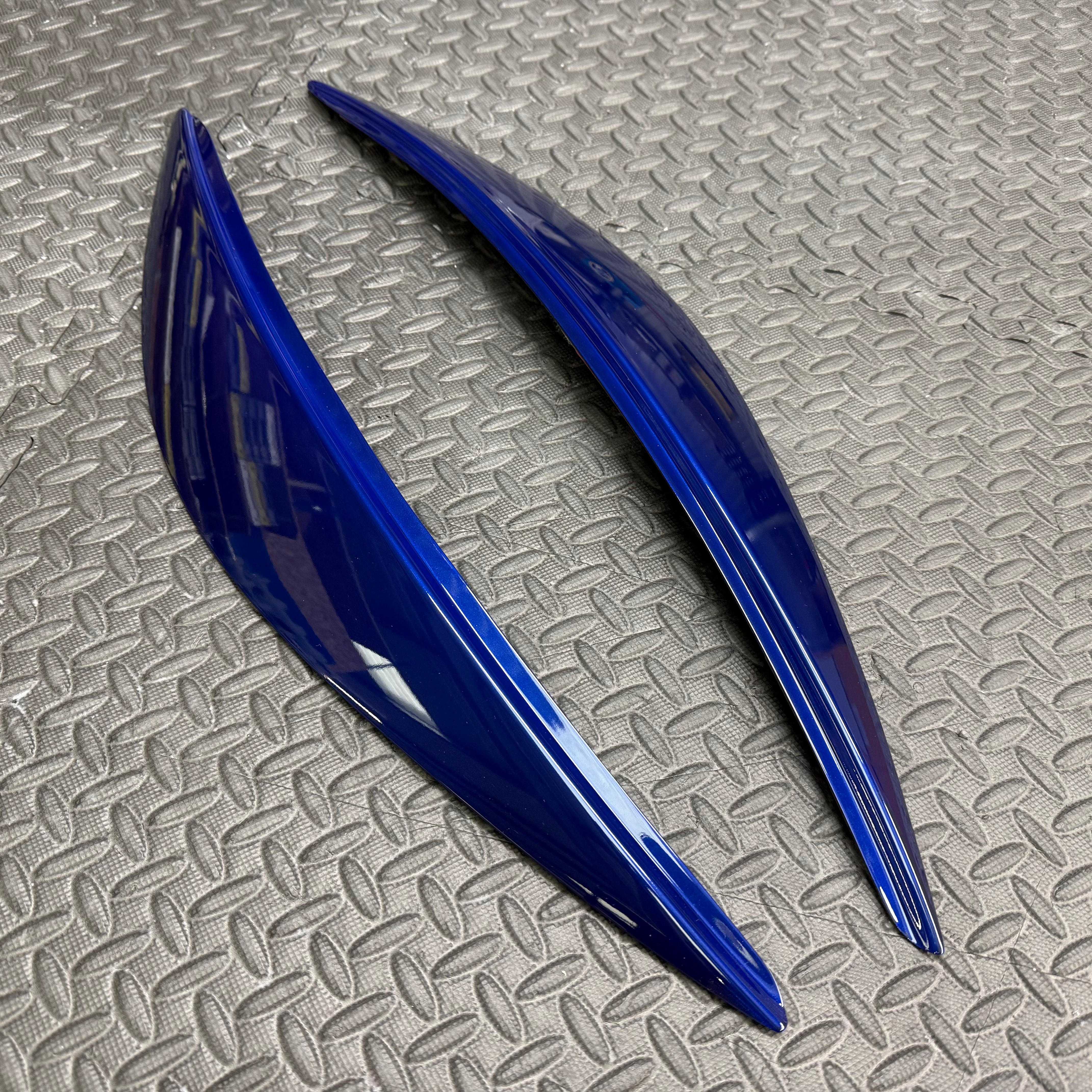 CMS Headlight Eyebrows - Mk3.5 Focus - Painted Deep Impact Blue