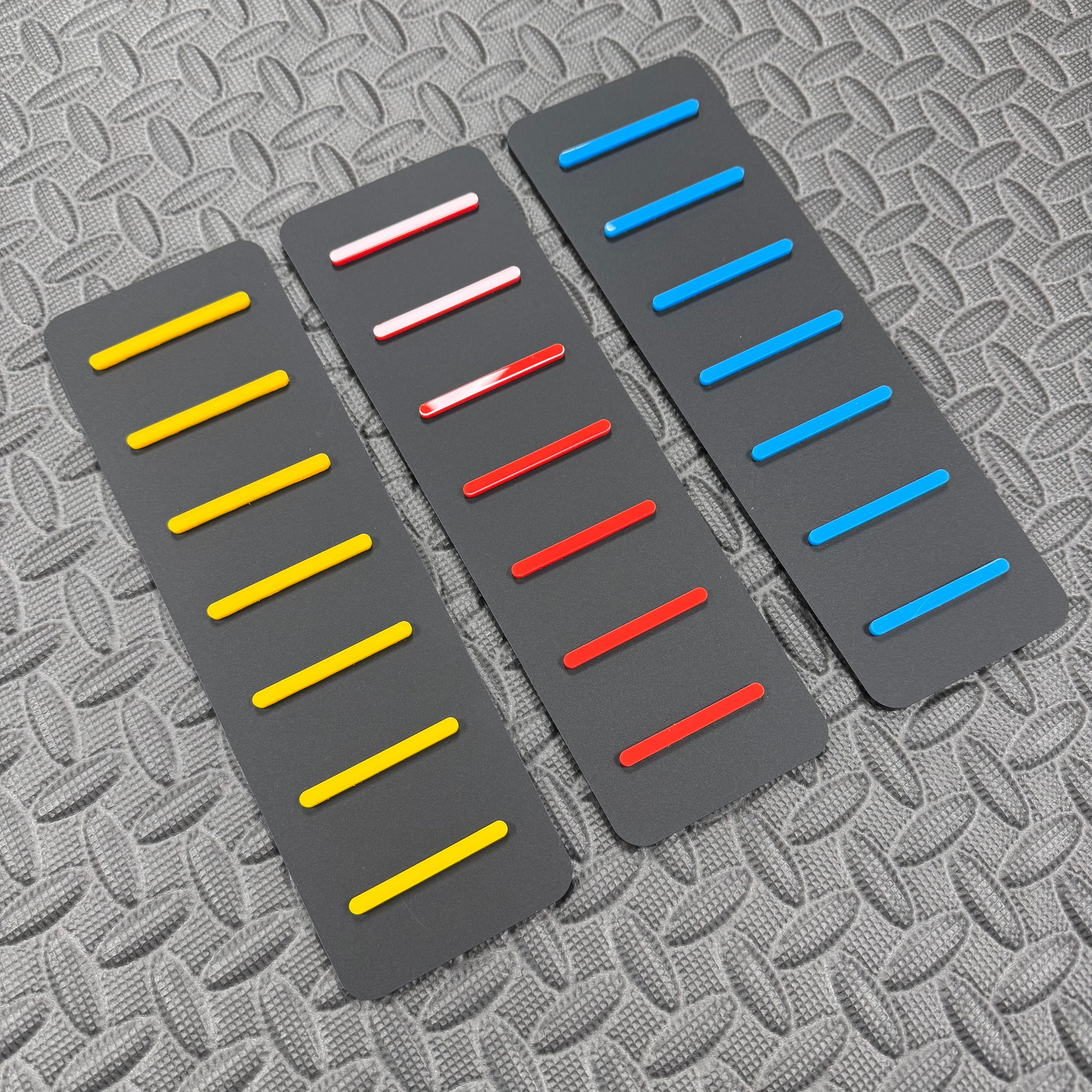 Proform Mk3/3.5 Focus Dead Pedal / Foot Rest Plate, Satin Back Plate -Various Colours