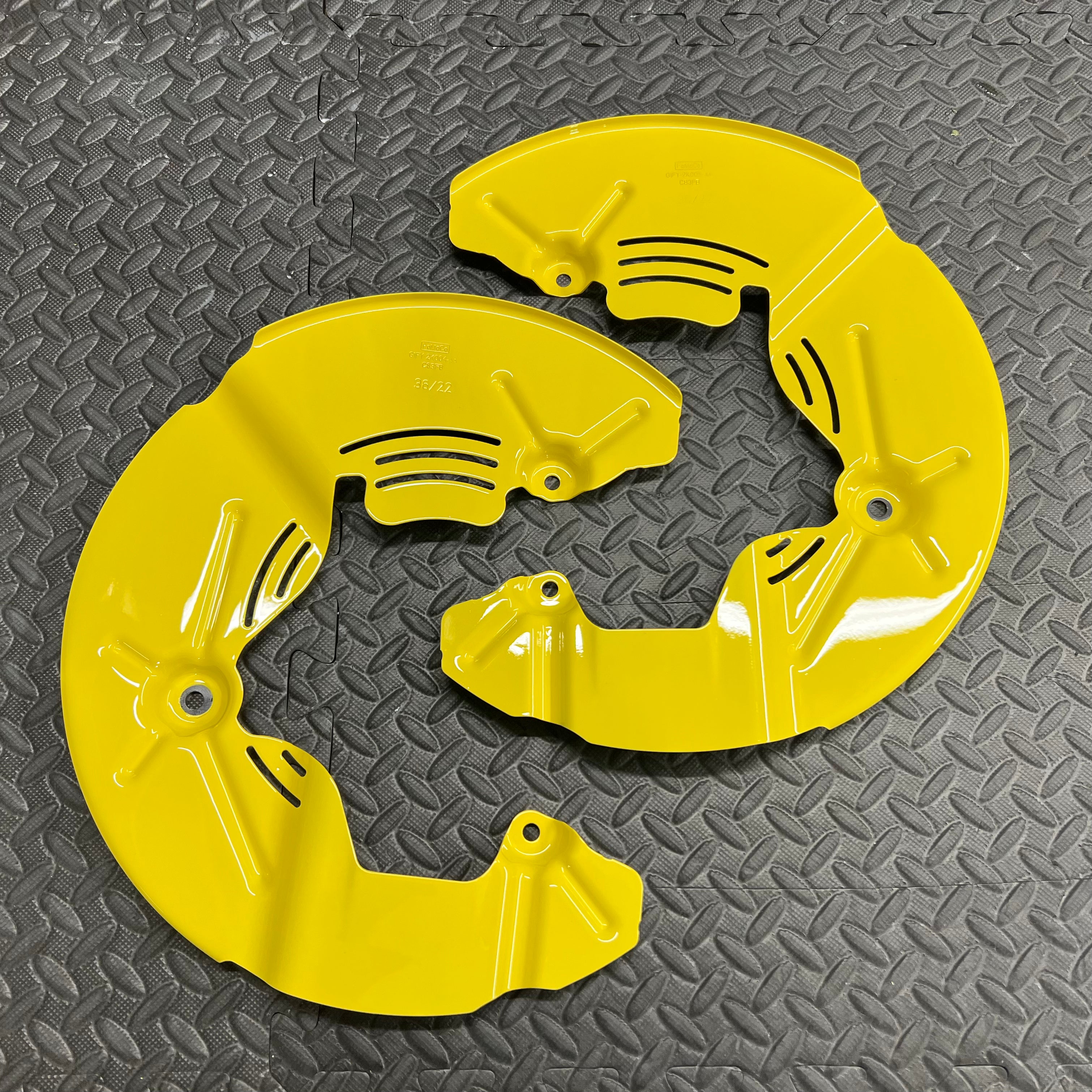 Genuine Ford Mk3/3.5 Focus ST & RS Front Brake Dust Shields (Pair) - Painted