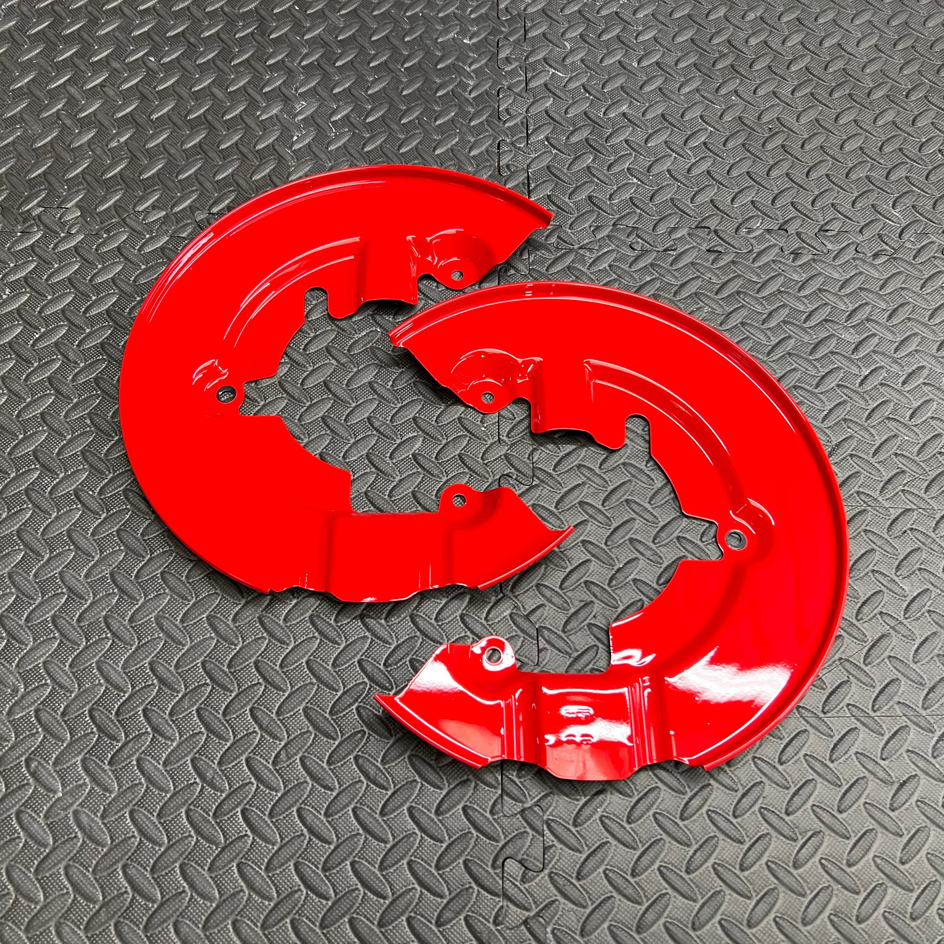 Genuine Ford Mk3/3.5 Focus ST & RS Front Brake Dust Shields (Pair) - Painted