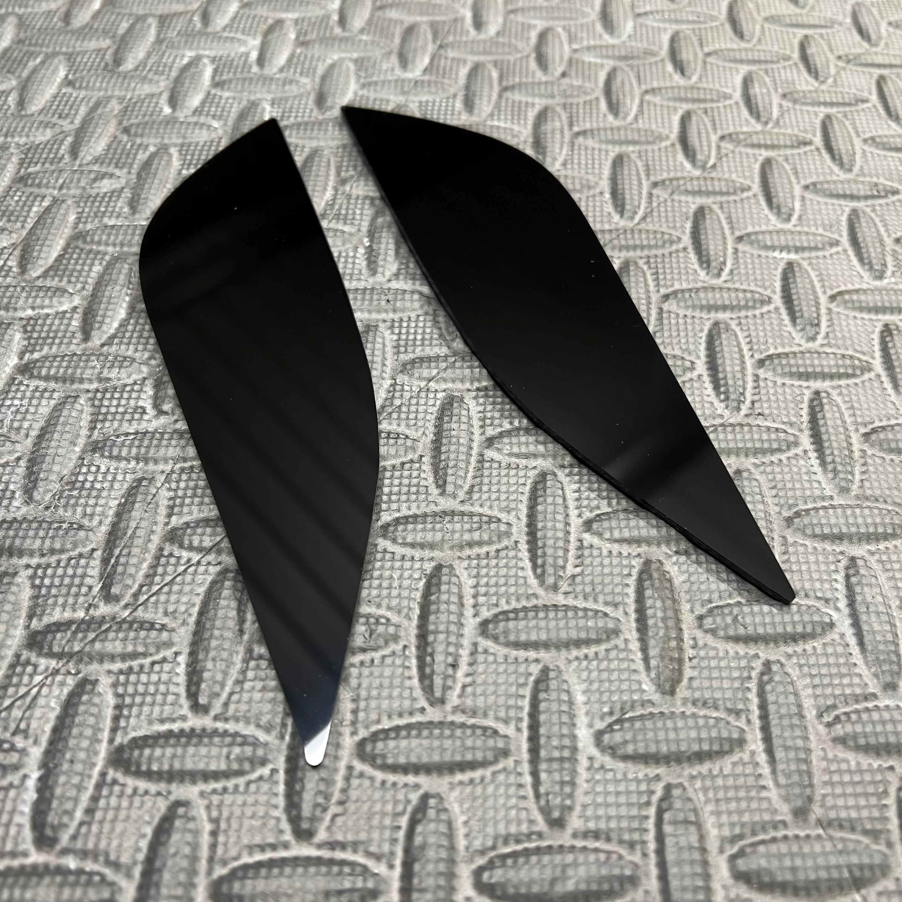Proform Front Door Handle Inserts - Hyundai i20 - Gloss Black Plastic