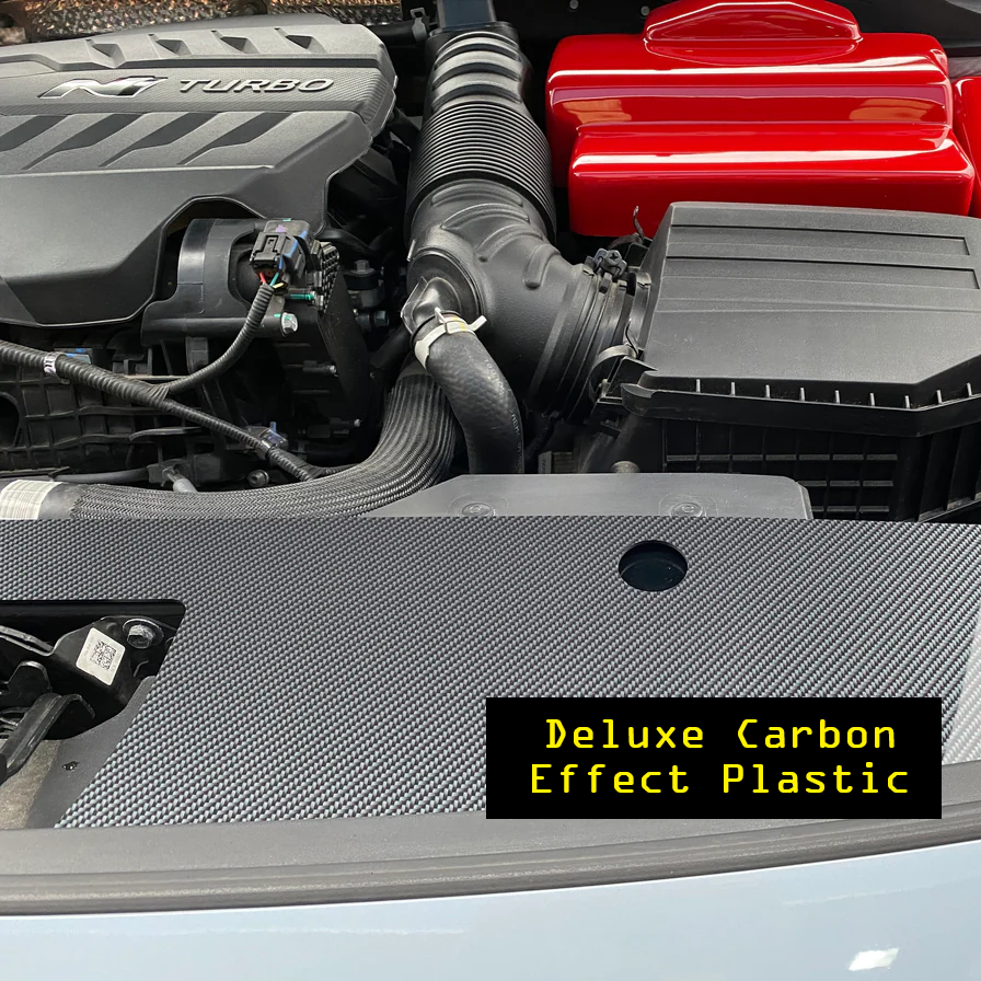 Proform Slam Panel Cover - Hyundai i30 - Deluxe Carbon Fibre Effect Plastic