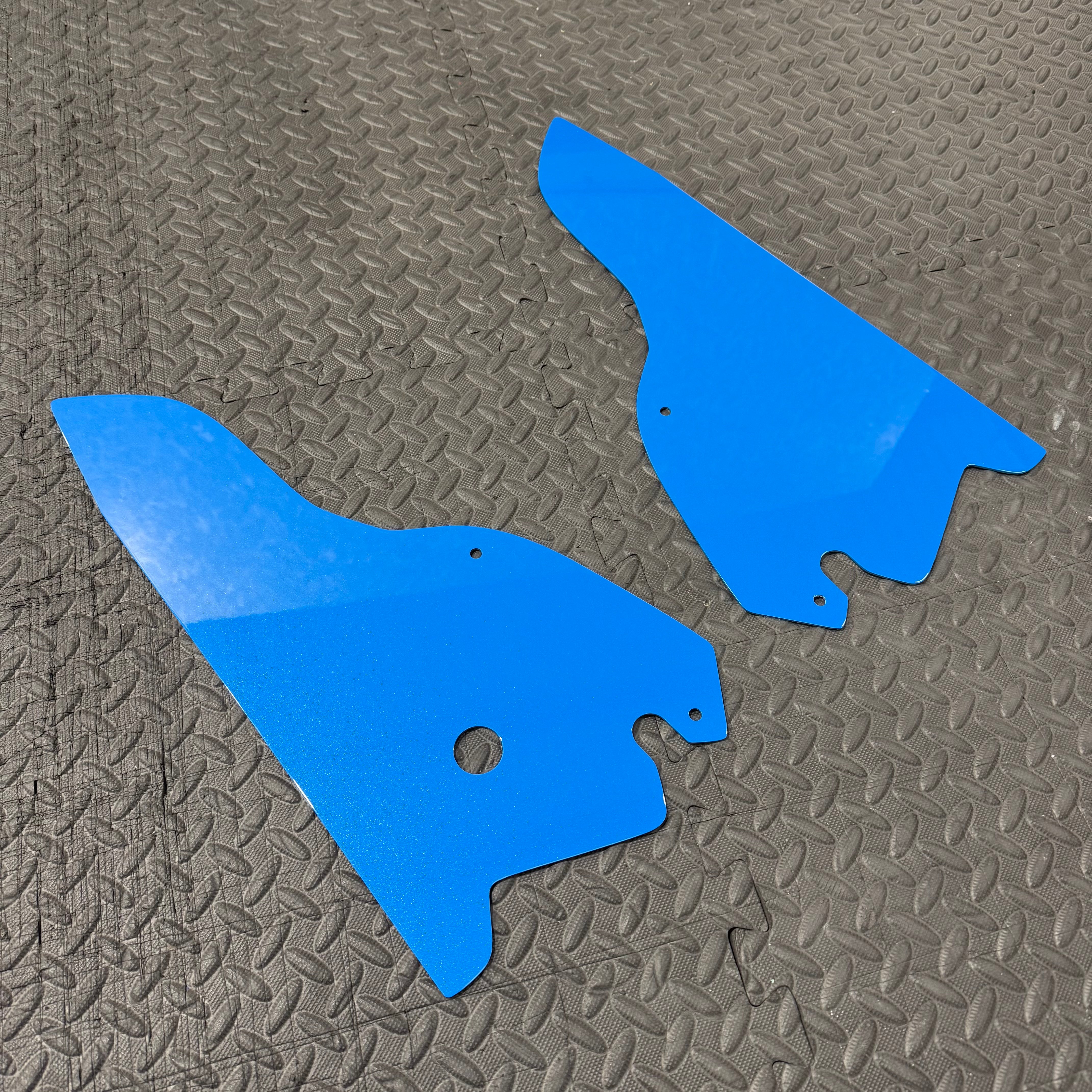 Proform Mk3.5 Focus - Slam Panel Ends - Painted Nitous Blue With Air Con Hole