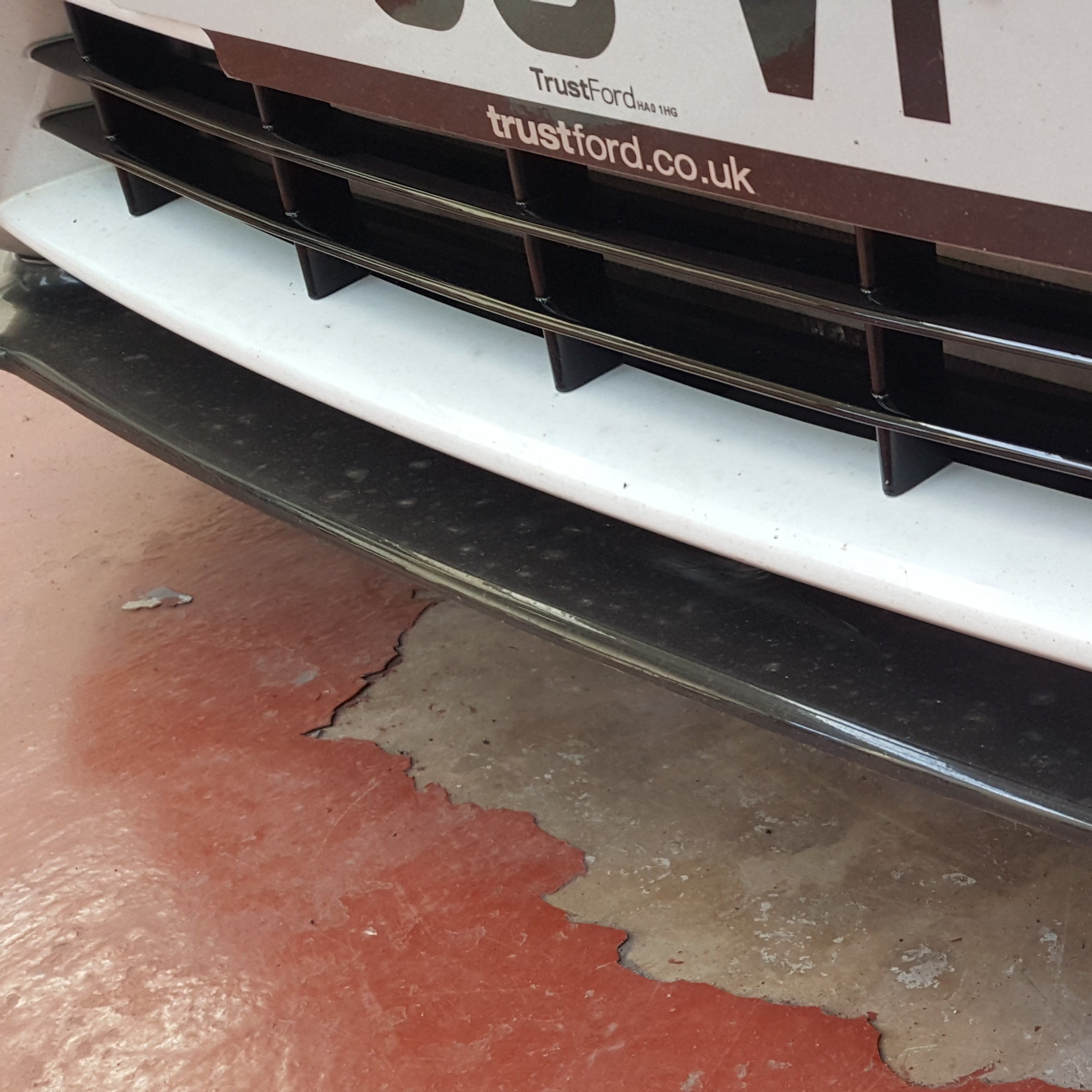 Mk7.5 Fiesta ST180/ST200 Bumper Plastics Set - Painted Gloss Black