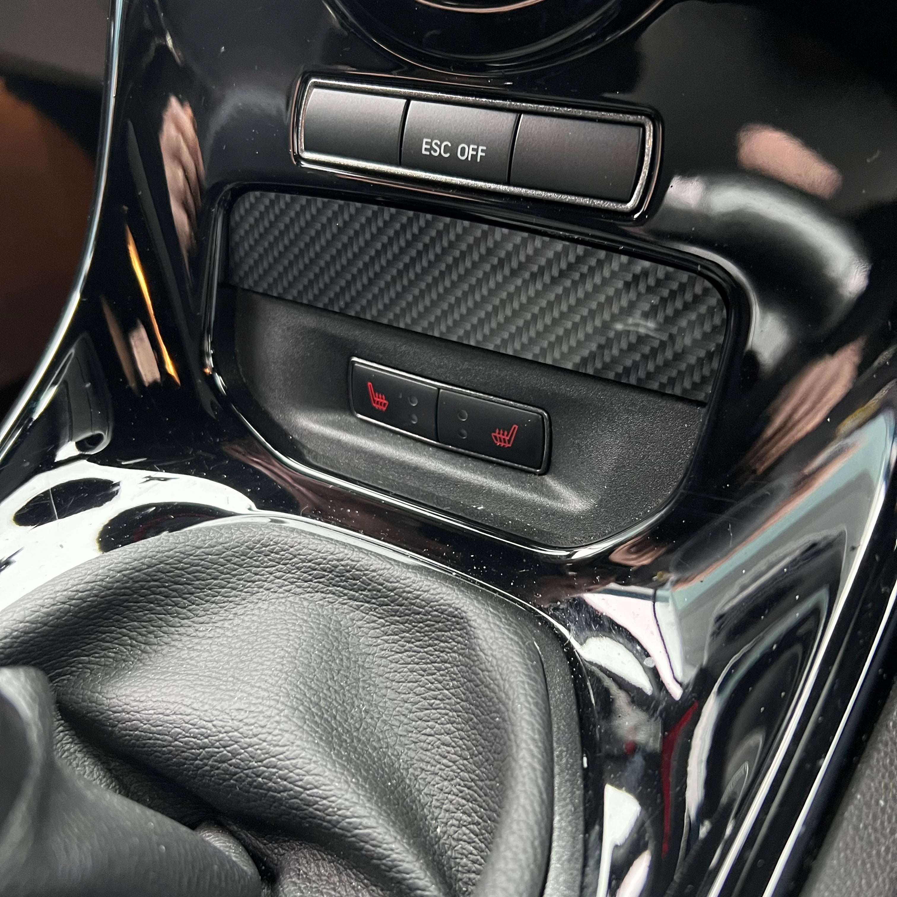 Proform - Mk7.5 Fiesta Dash Insert / Cubby Hole Filler - Deluxe Carbon Fibre Effect Finish