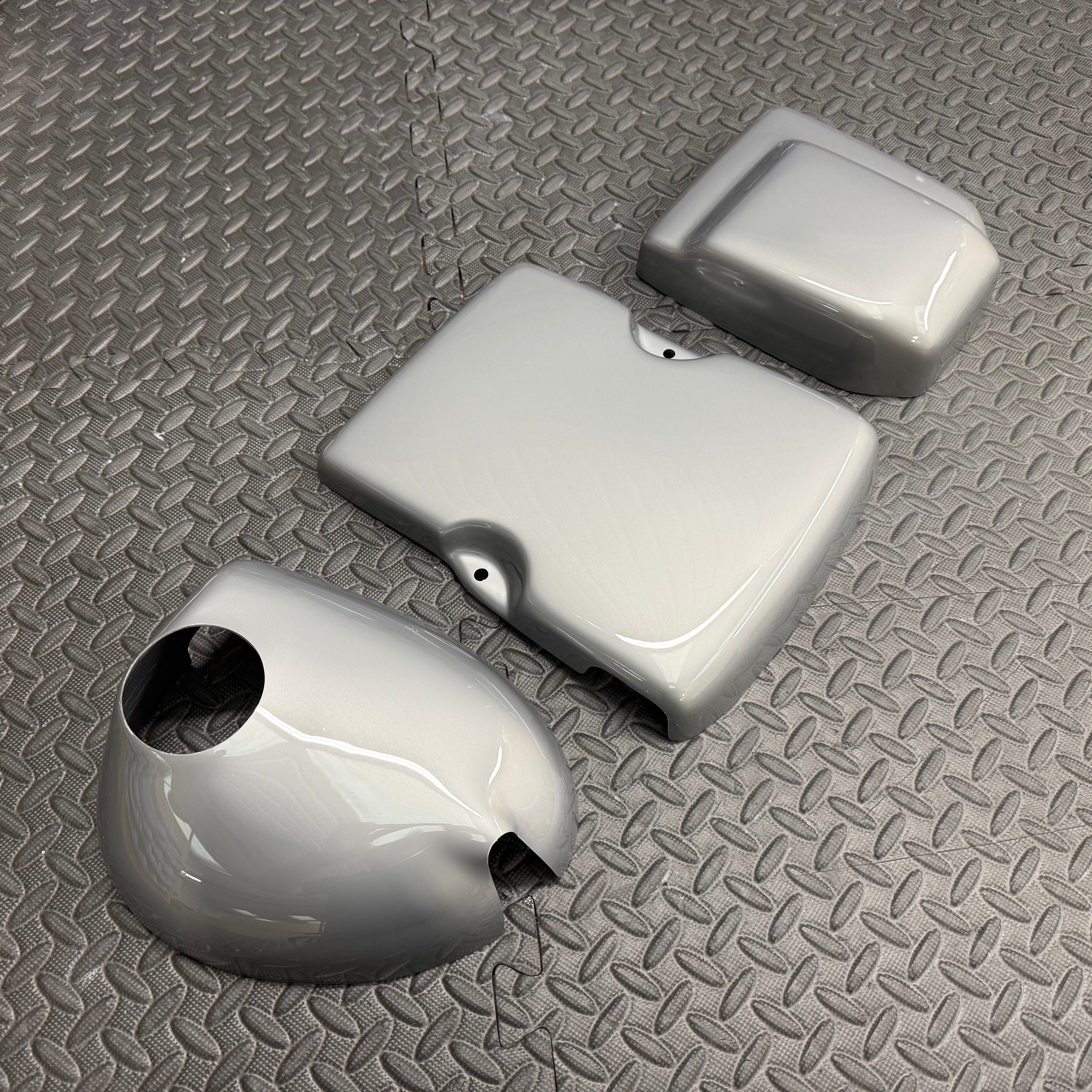 Proform Engine Bay Dress Up Kit - Mk8/8.5 Fiesta & Mk2/2.5 Puma - Gloss Grey Plastic