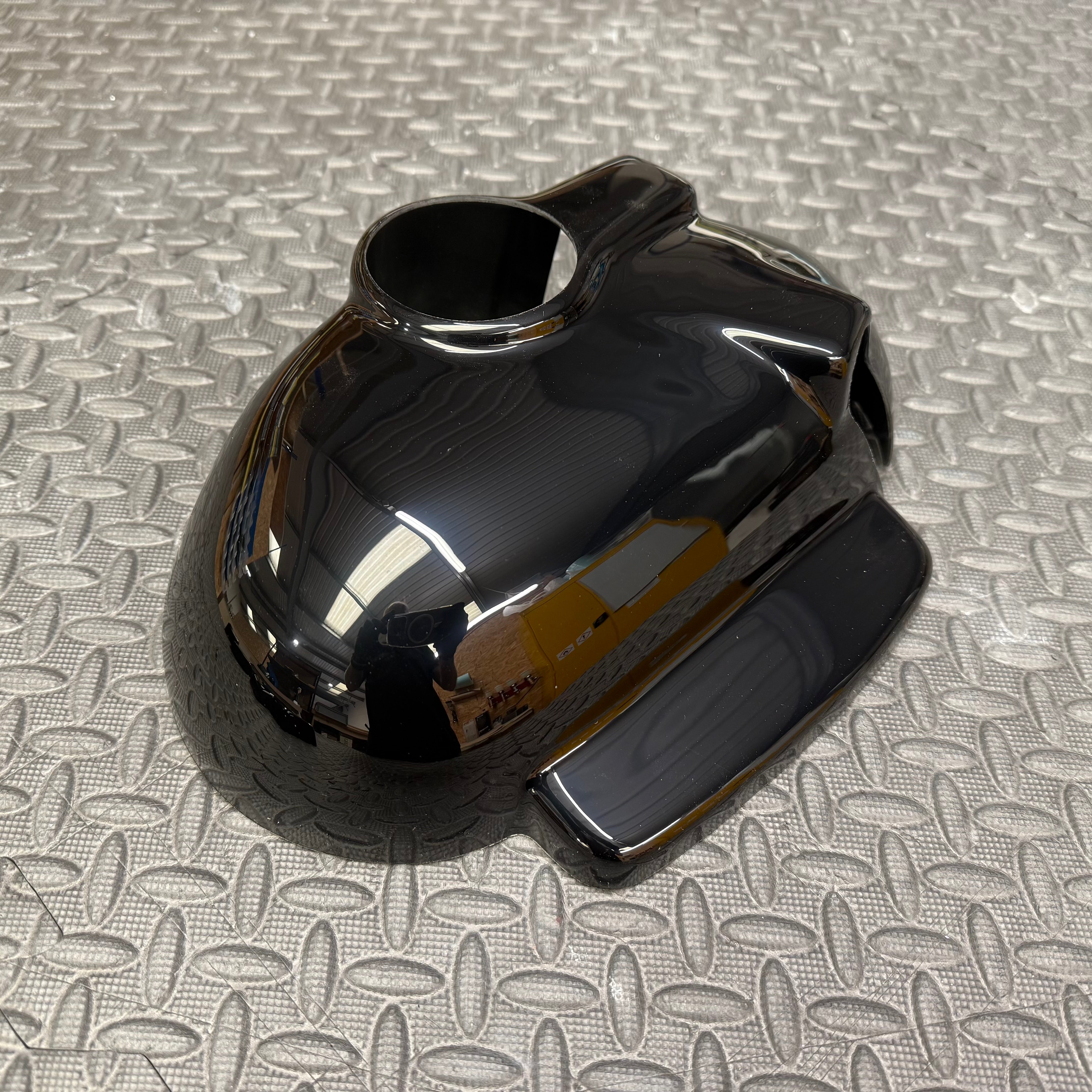 Proform Mustang (6th Generation) Coolant Tank Cover - Gloss Black Plastic