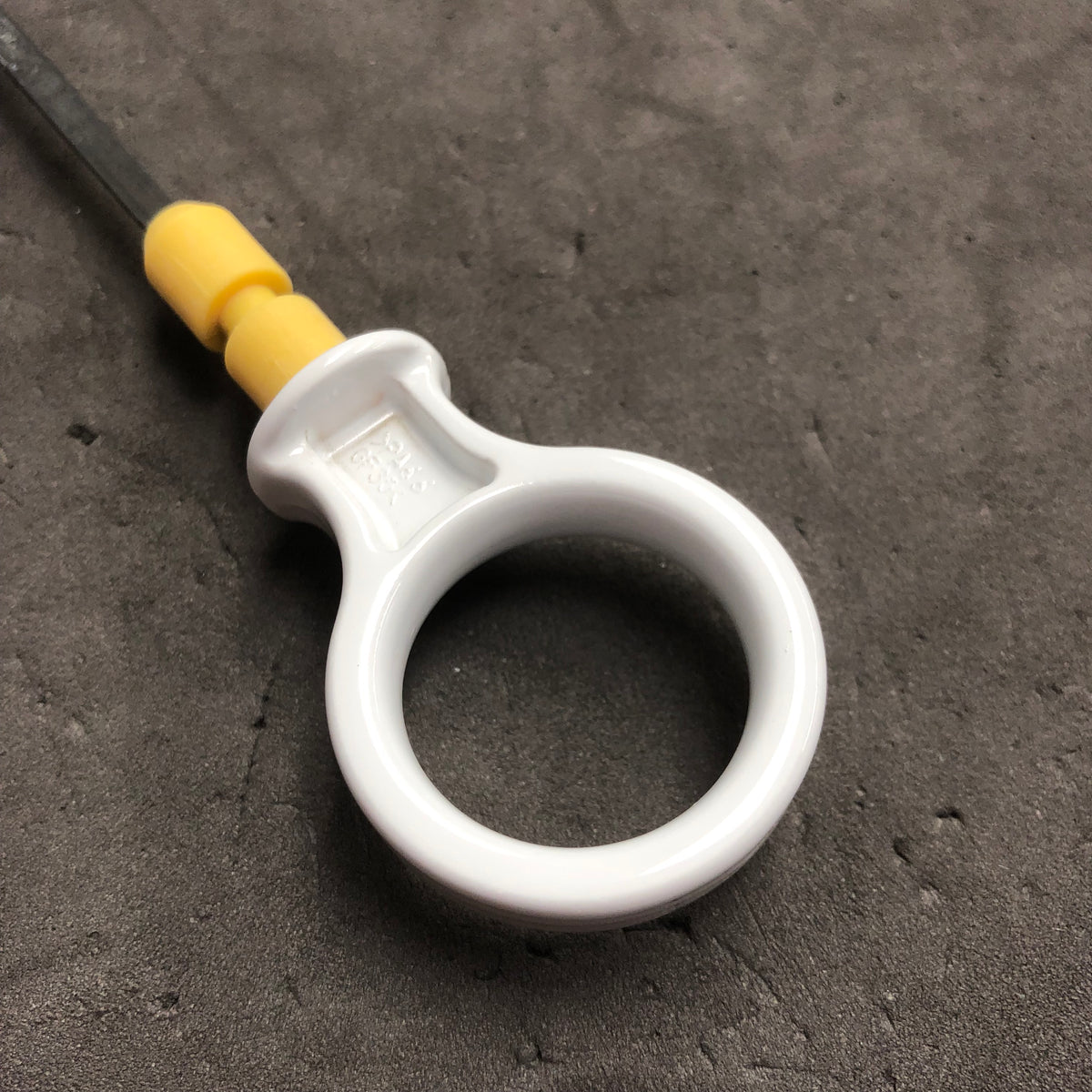 Genuine Ford Oil Dipstick - 1.0 Ecoboost Engine - Painted Frozen White
