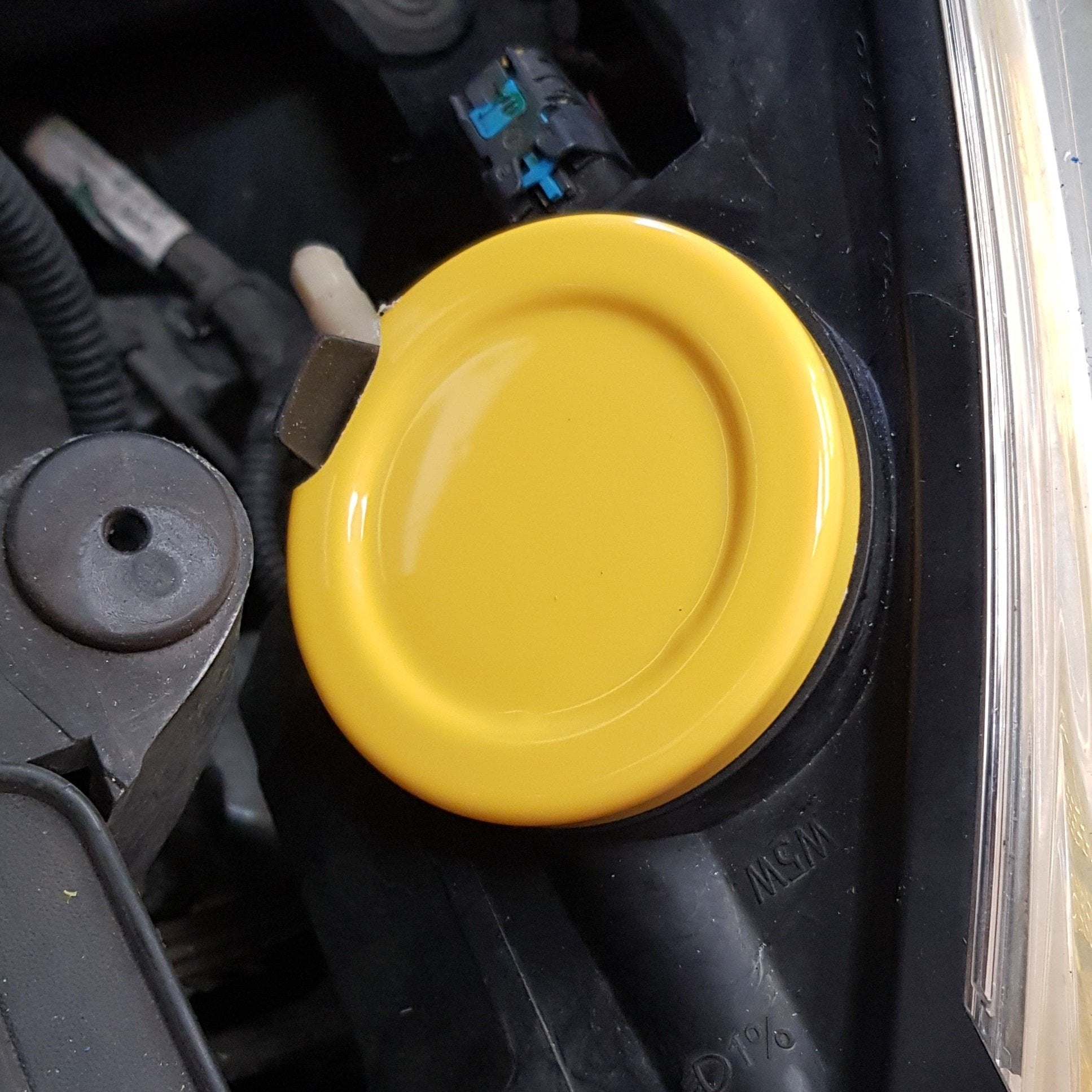 Proform Headlight Rubber Covers - Mk4 Renault Clio RS - Gloss Yellow Plastic
