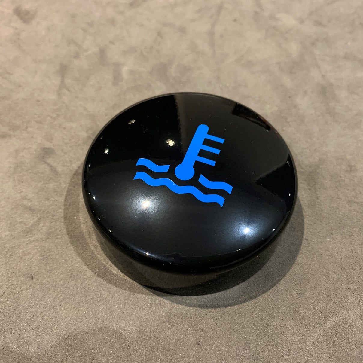 Proform Custom Cap Vinyl Sticker - Coolant - Nitro Blue