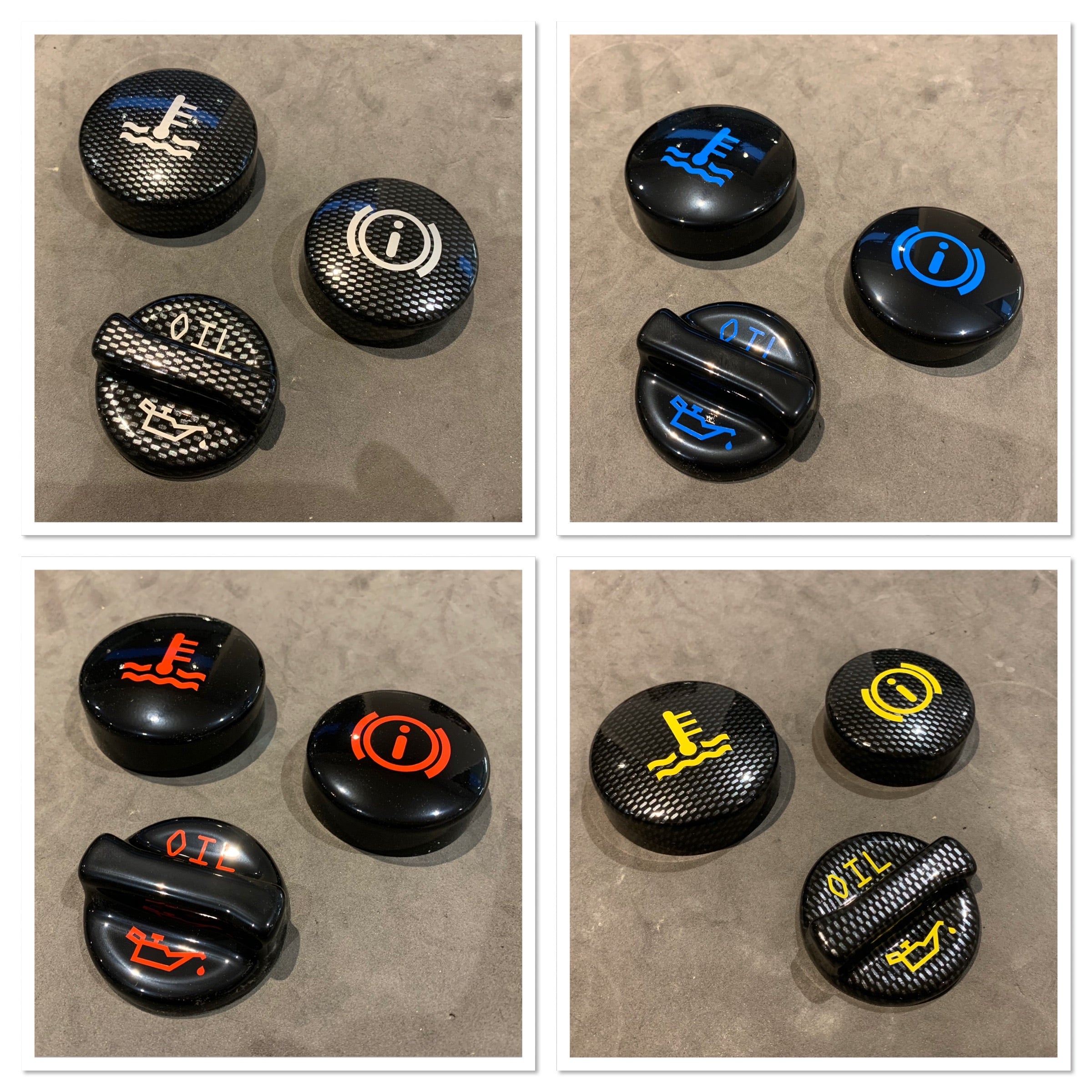 Proform Custom Cap Vinyl Sticker Set Various Colours