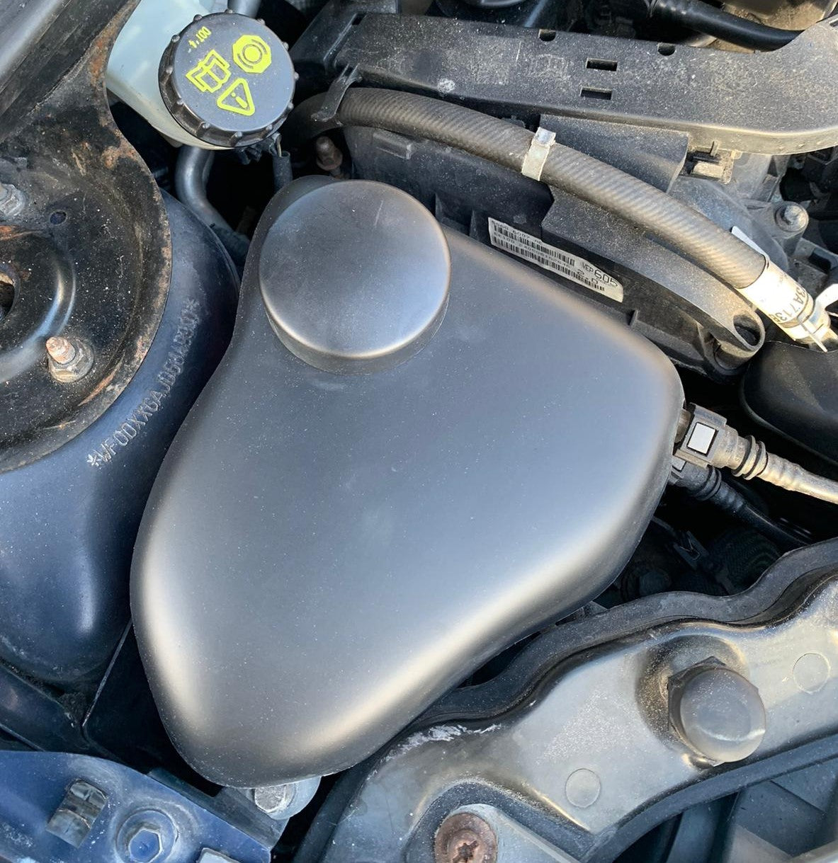 Proform Coolant Tank Cover - Mk6 Ford Fiesta - ST150 Variant - Smooth (For Painting) Plastic