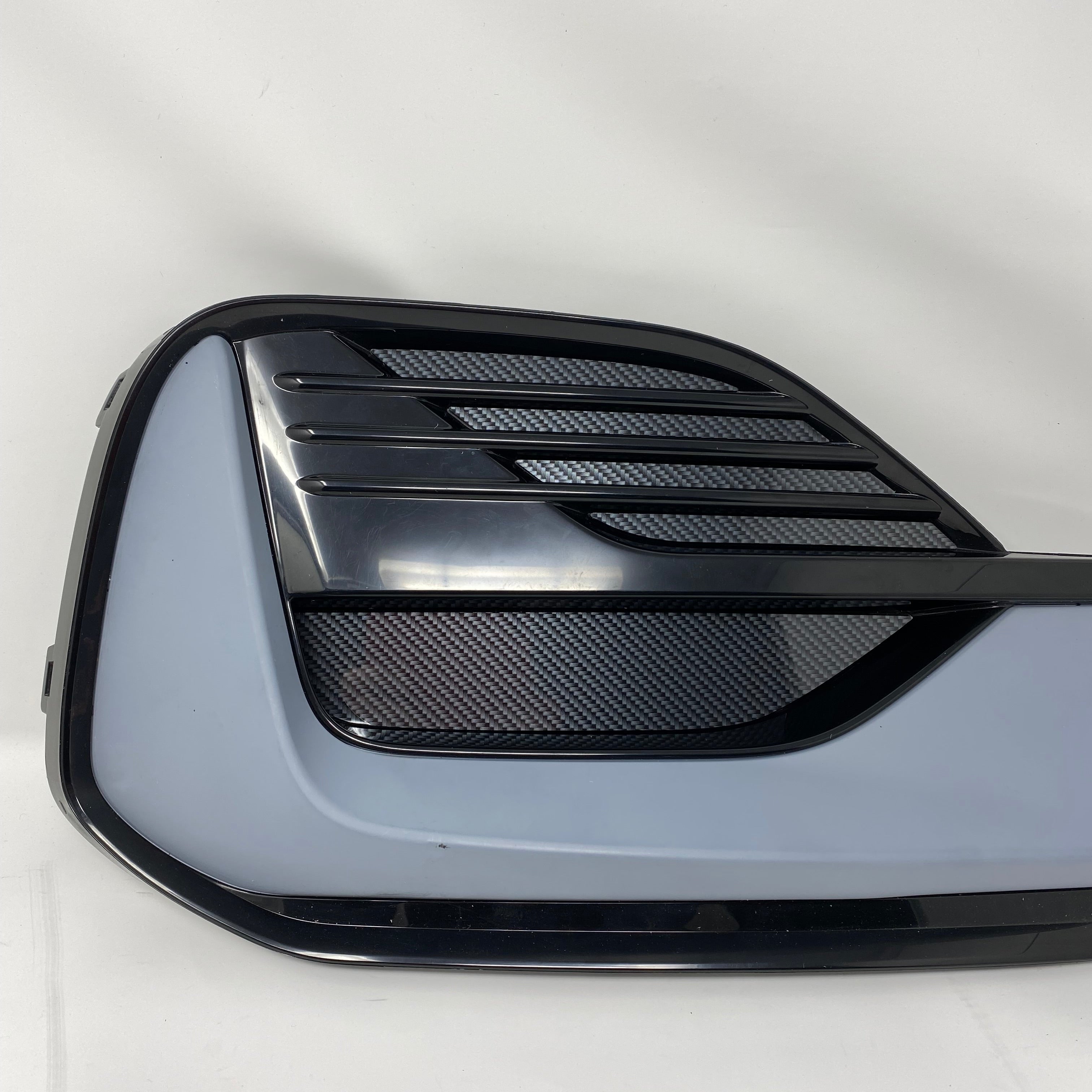 Proform Mk8.5 Fiesta ST/ST Line 'Fog Light' Bumper Trim Insert Set - Deluxe Carbon Fibre Effect Plastic