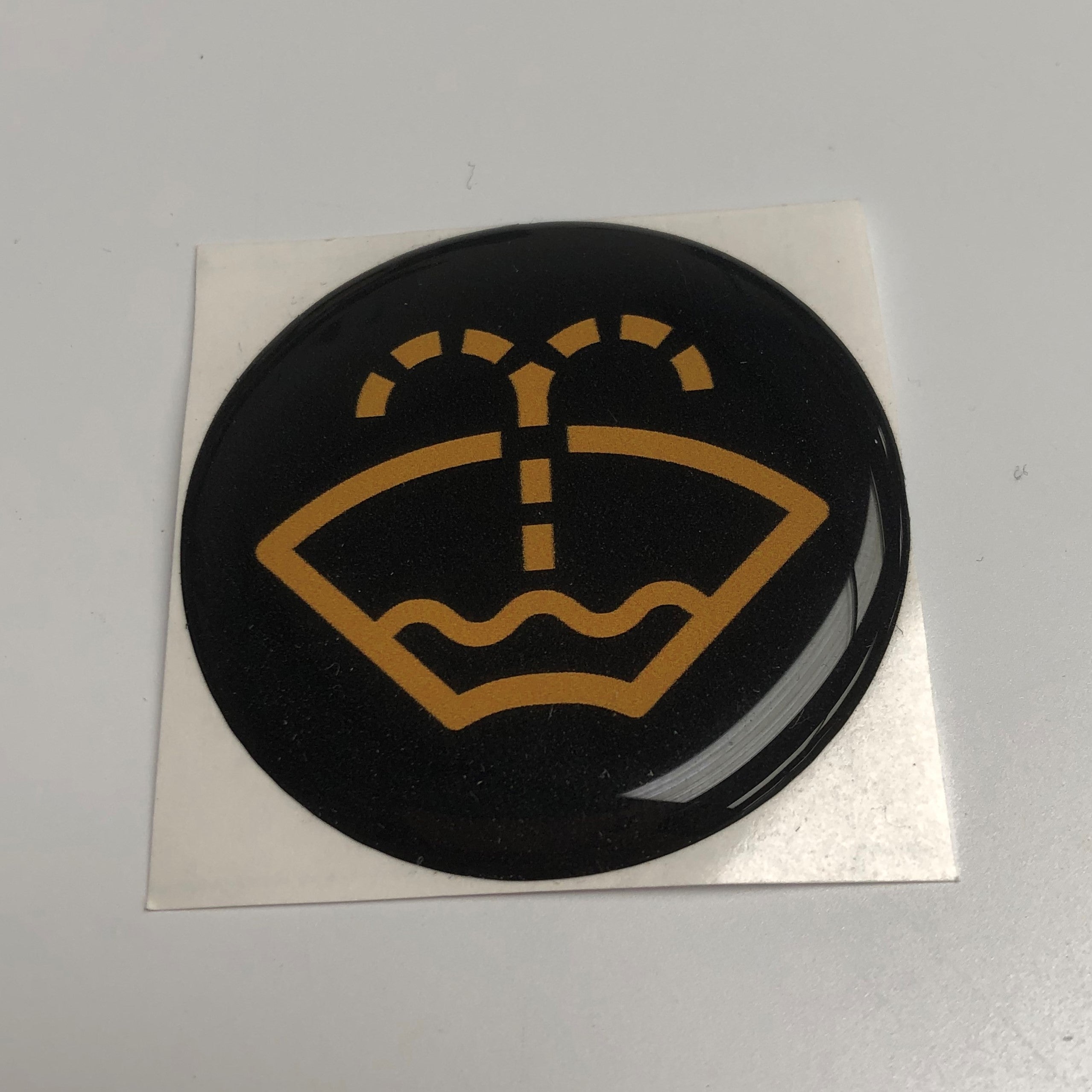 Washer Logo Circular Gel Badge 43mm