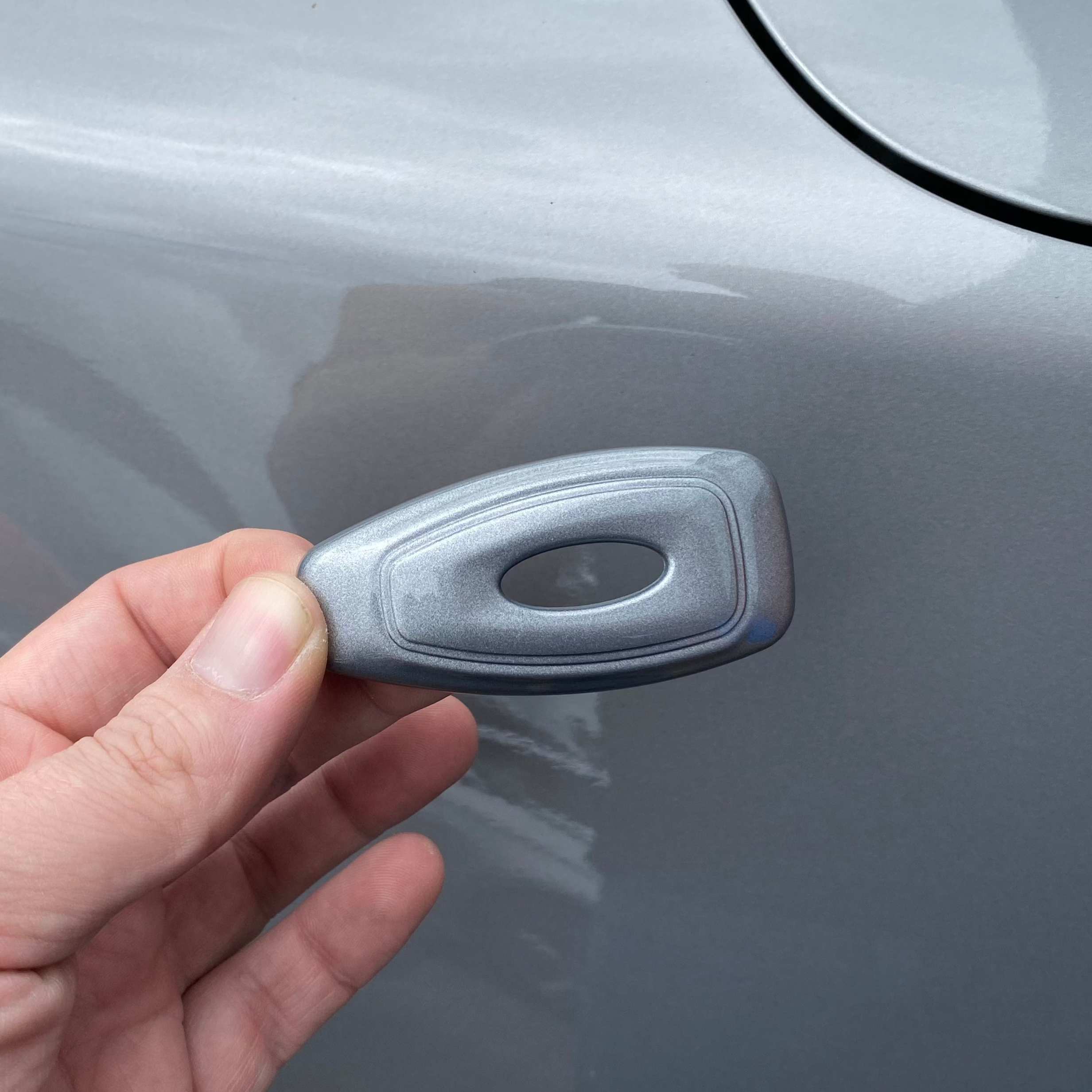 Ford 'Keyless Start' Key Cover - Painted Soalr Silver