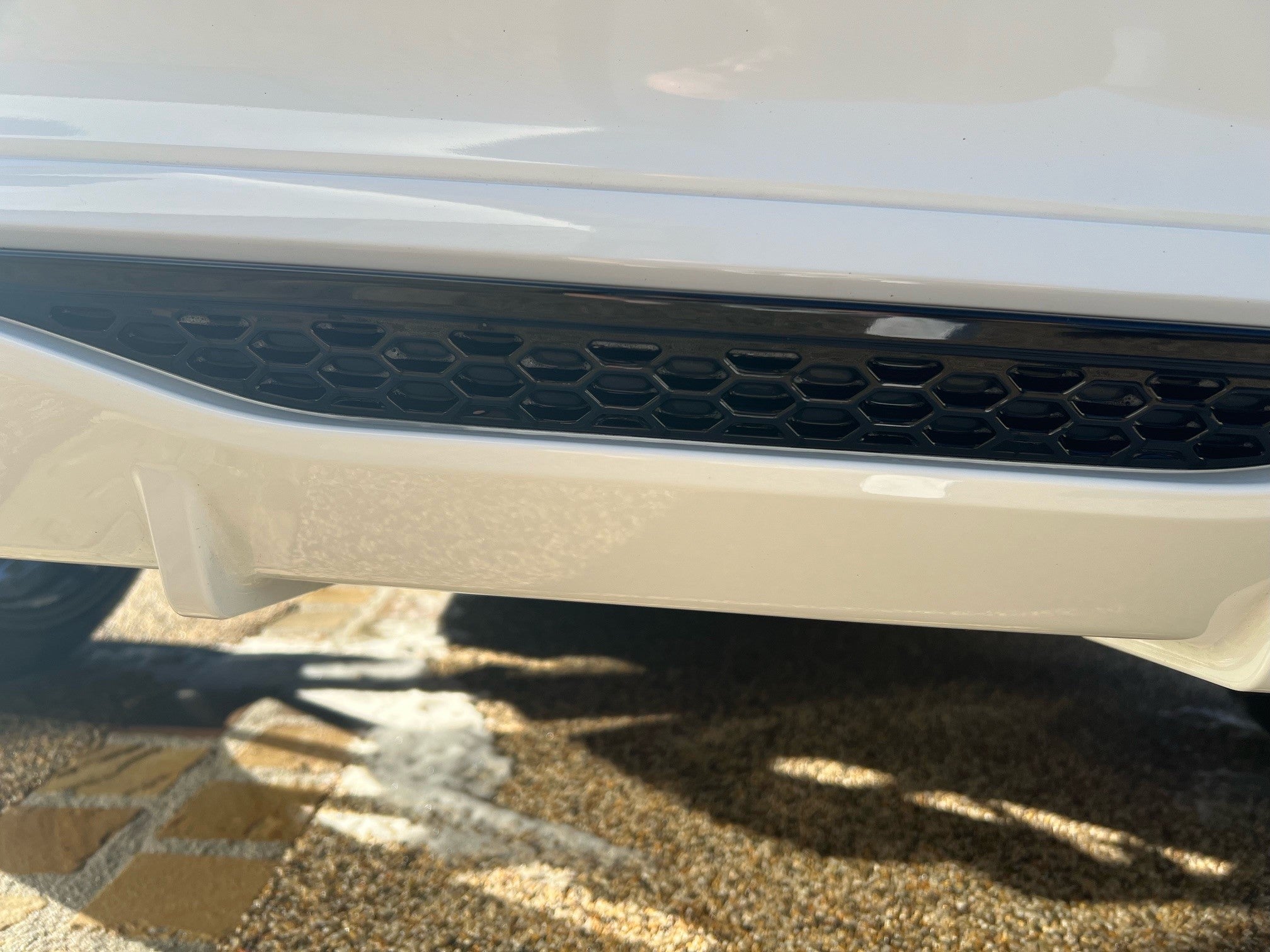 Genuine Ford Upper Mesh Rear Diffuser - Mk8/8.5 Fiesta ST (Gloss Black Painted)