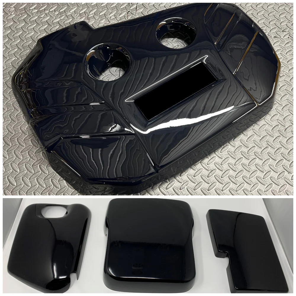 Proform Small Engine Bay Dress Up Bundle - Mk3.5 Focus RS - Gloss Black Plastic