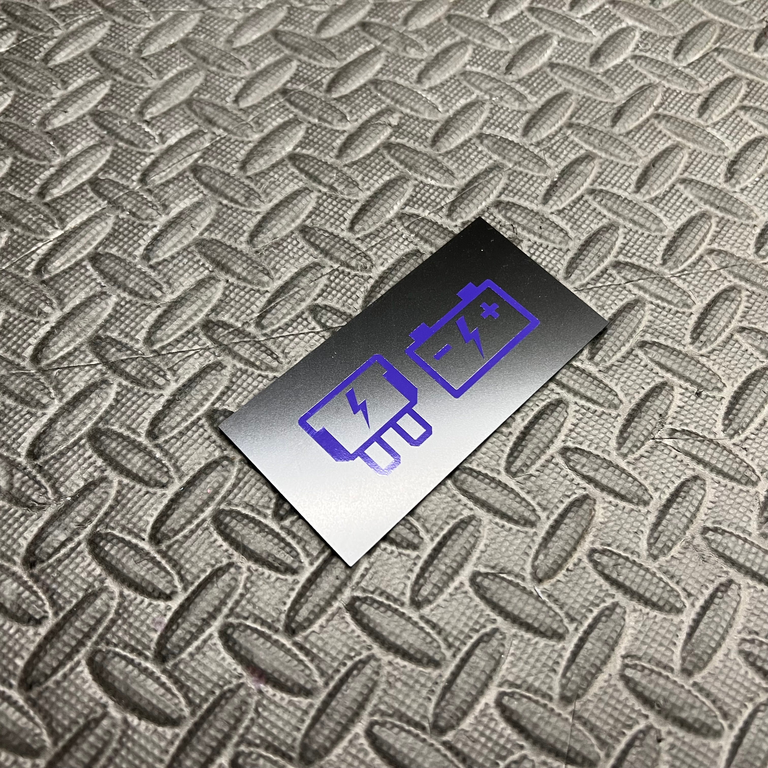 Proform Battery and Fuse Vinyl Sticker Set - Purple