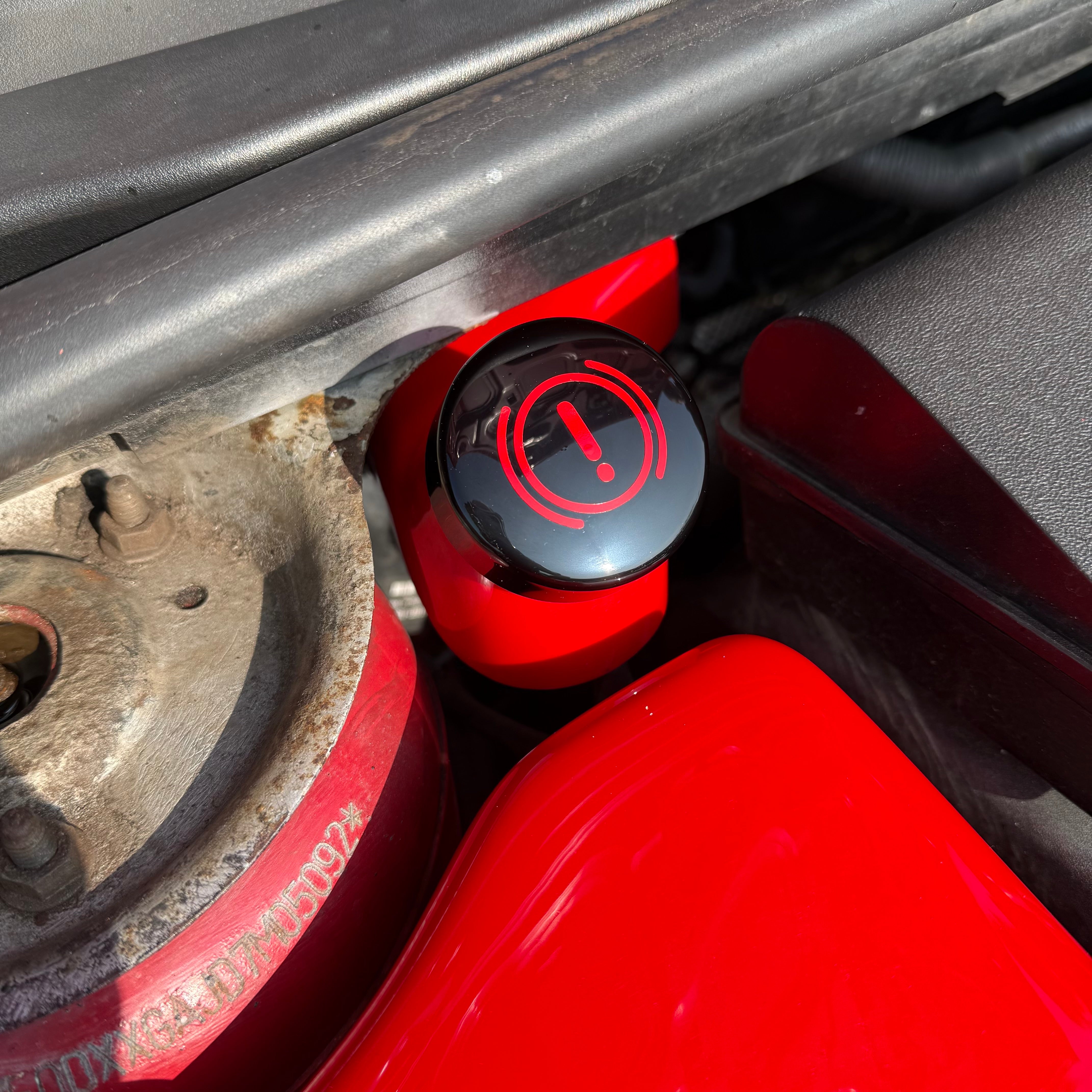 Proform Brake Reservoir Cover (Plastic Finishes) - Mk6 Ford Fiesta (inc ST150) - Gloss Red 
