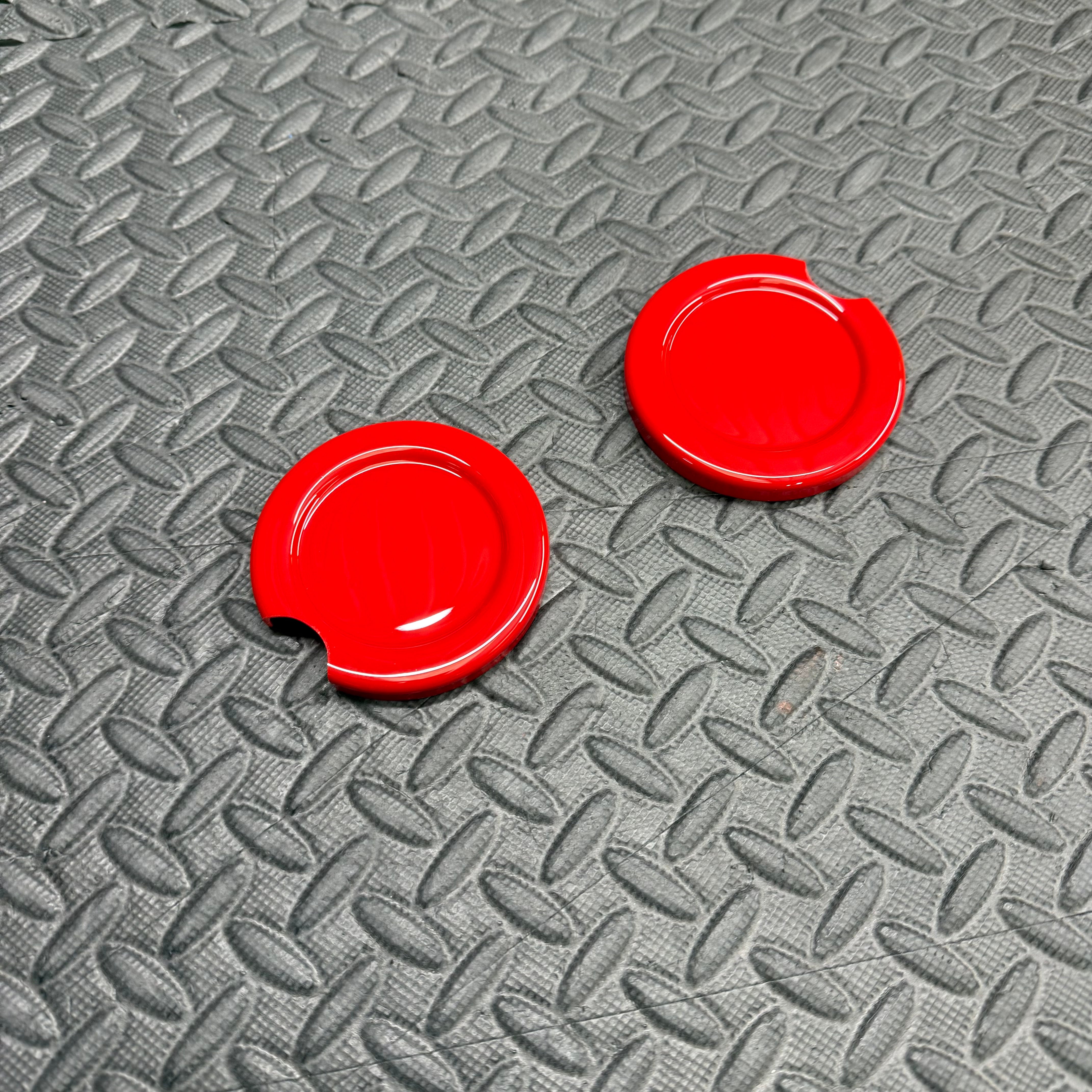 Proform Headlight Rubber Covers - Mk4 Renault Clio RS - Gloss Red Plastic