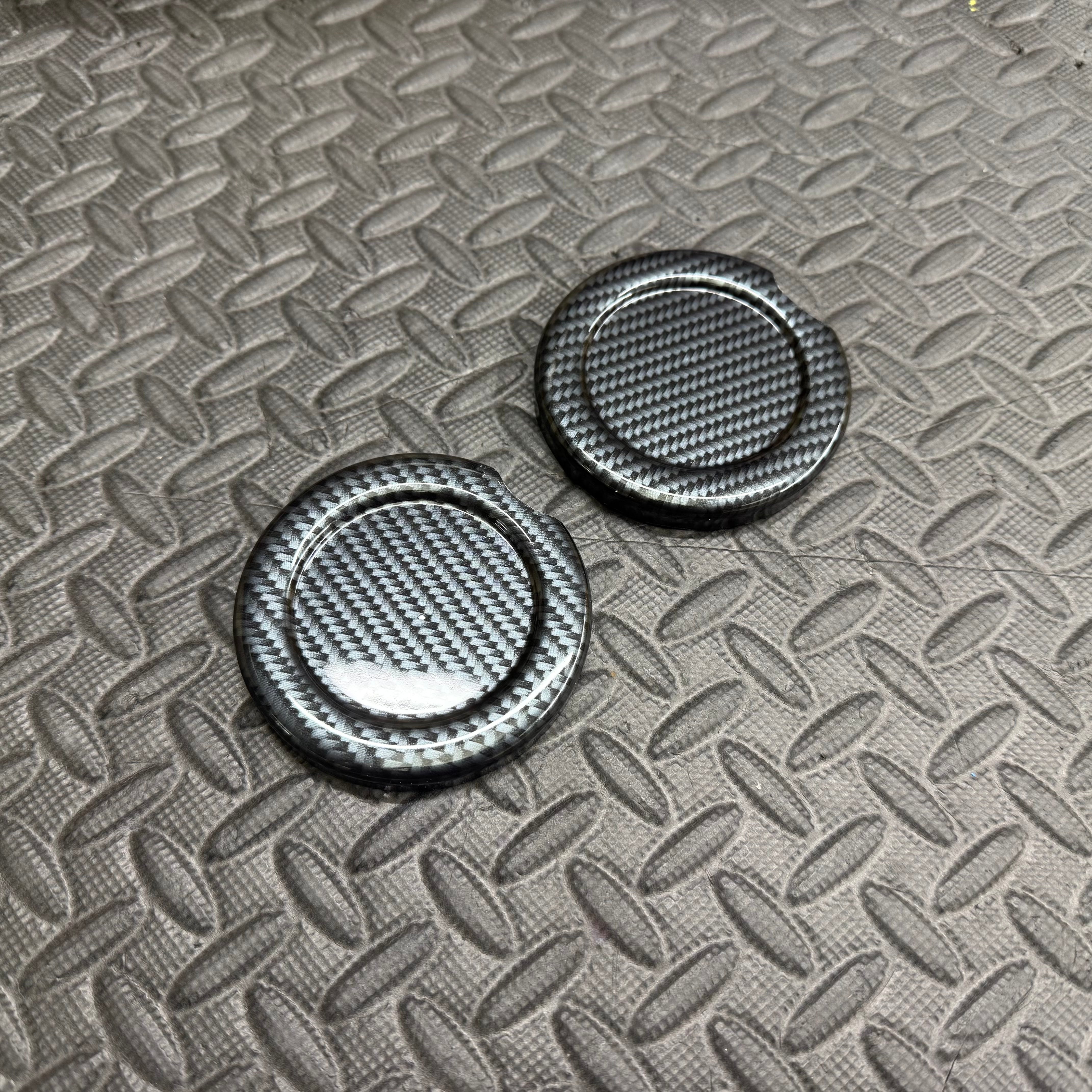 Proform Headlight Rubber Covers - Mk4 Renault Clio RS - Deluxe Carbon Fibre Effect Plastic