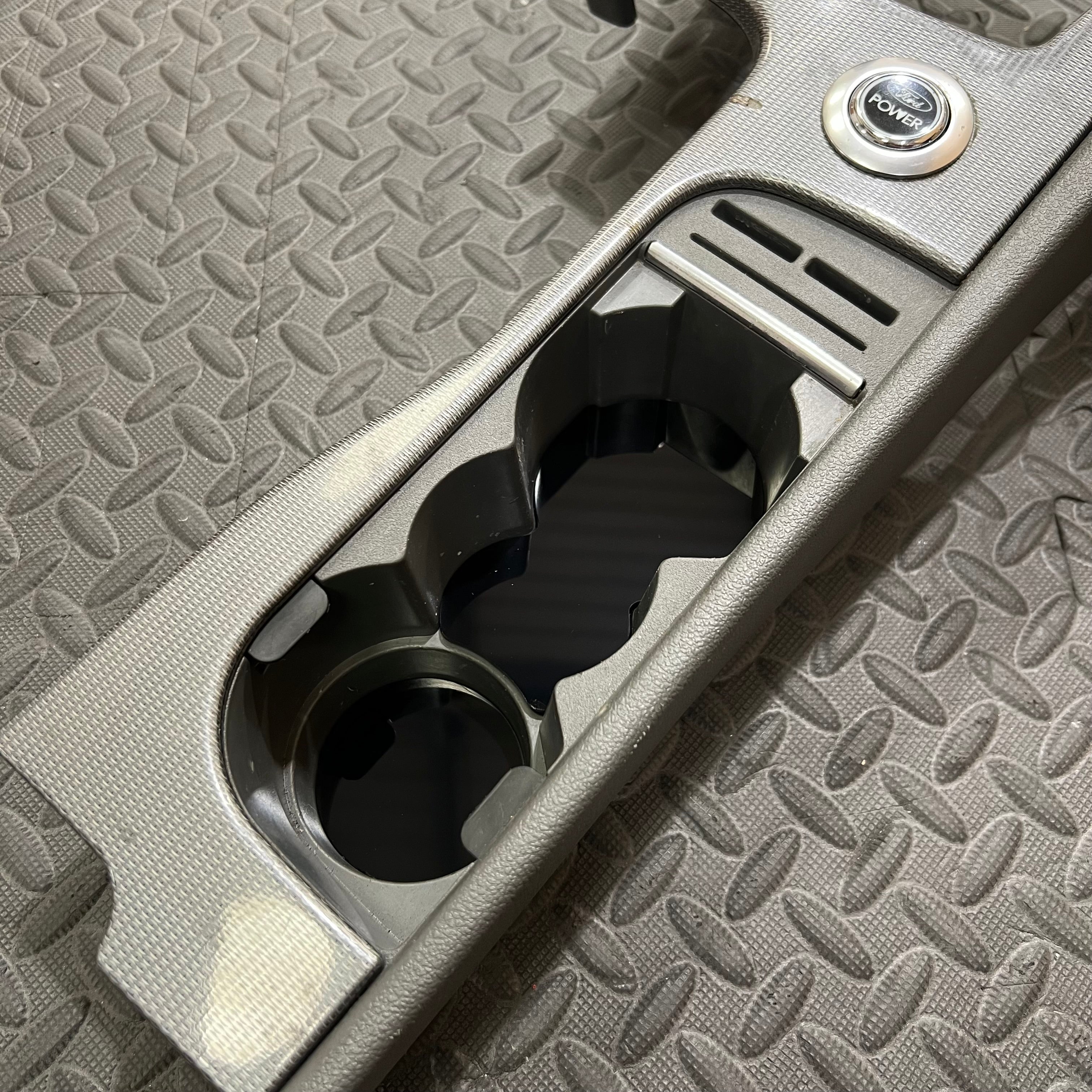 Proform Mk2.5 Focus RS Cup Holder Insert Plate - Gloss Black Plastic