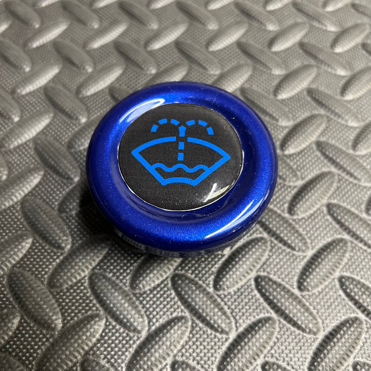 Proform Washer Bottle Bung - Multiple Ford Models - Painted Spirit Blue  With Dark Blue Screenwash Logo Detailing