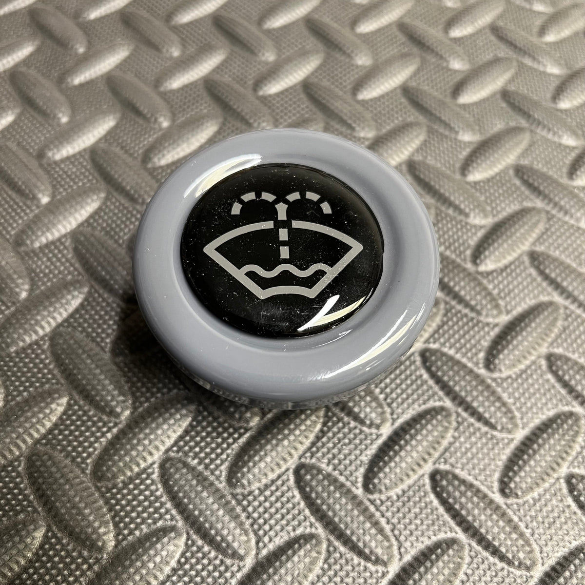 Proform Washer Bottle Bung - Multiple Ford Models - Painted Stealth Grey With  Grey Screenwash Logo Detailing