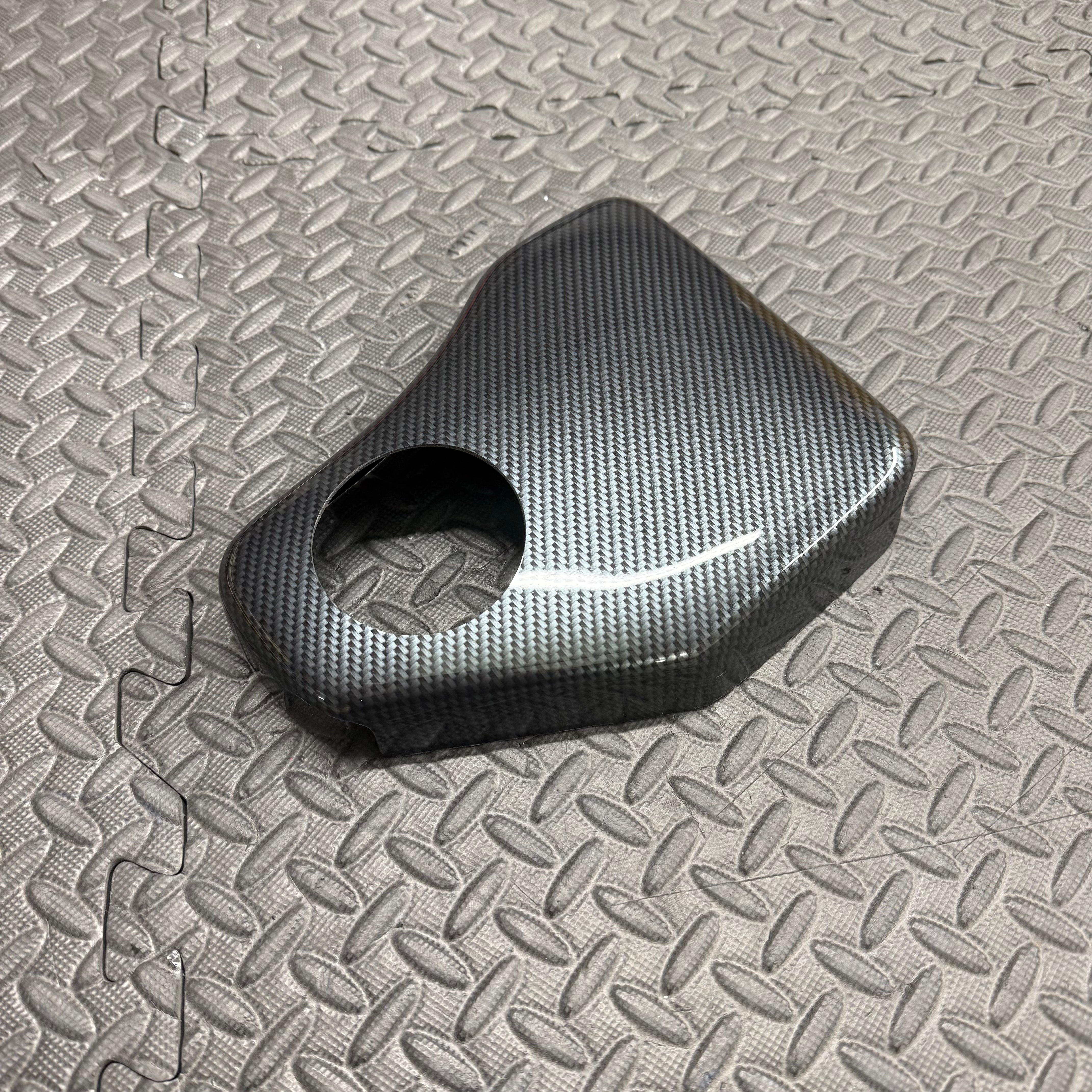 Proform Coolant Tank Cover - Mk6 Ford Fiesta - All Other Variants - Deluxe Carbon Fibre Effect Plastic
