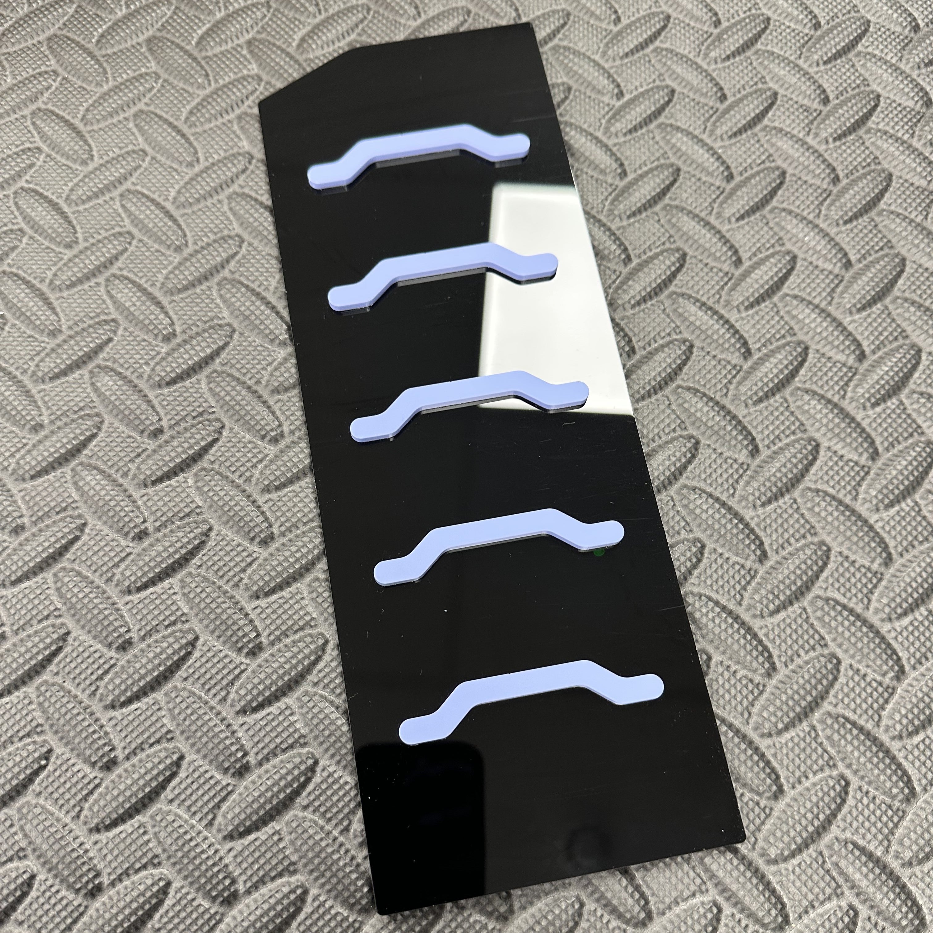 Proform Dead Pedal / Foot Rest Plate - Fits Hyundai i20N - Left Hand Drive - Light Purple (Hyundai Performance Blue) Detail
