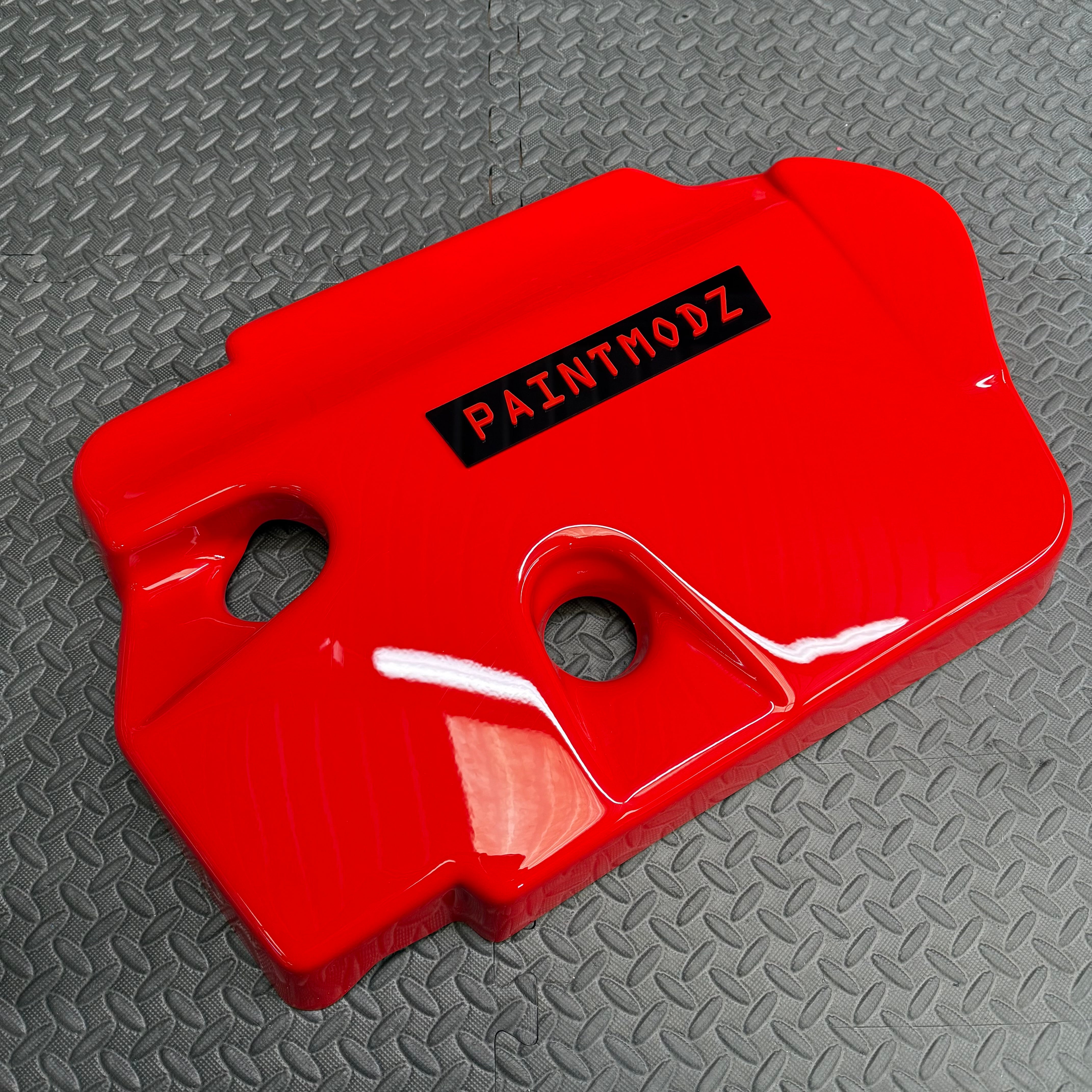 Proform Engine Cover - MK3.5 Focus ST Diesel - Painted Race Red - With Red/Gloss Black Badge