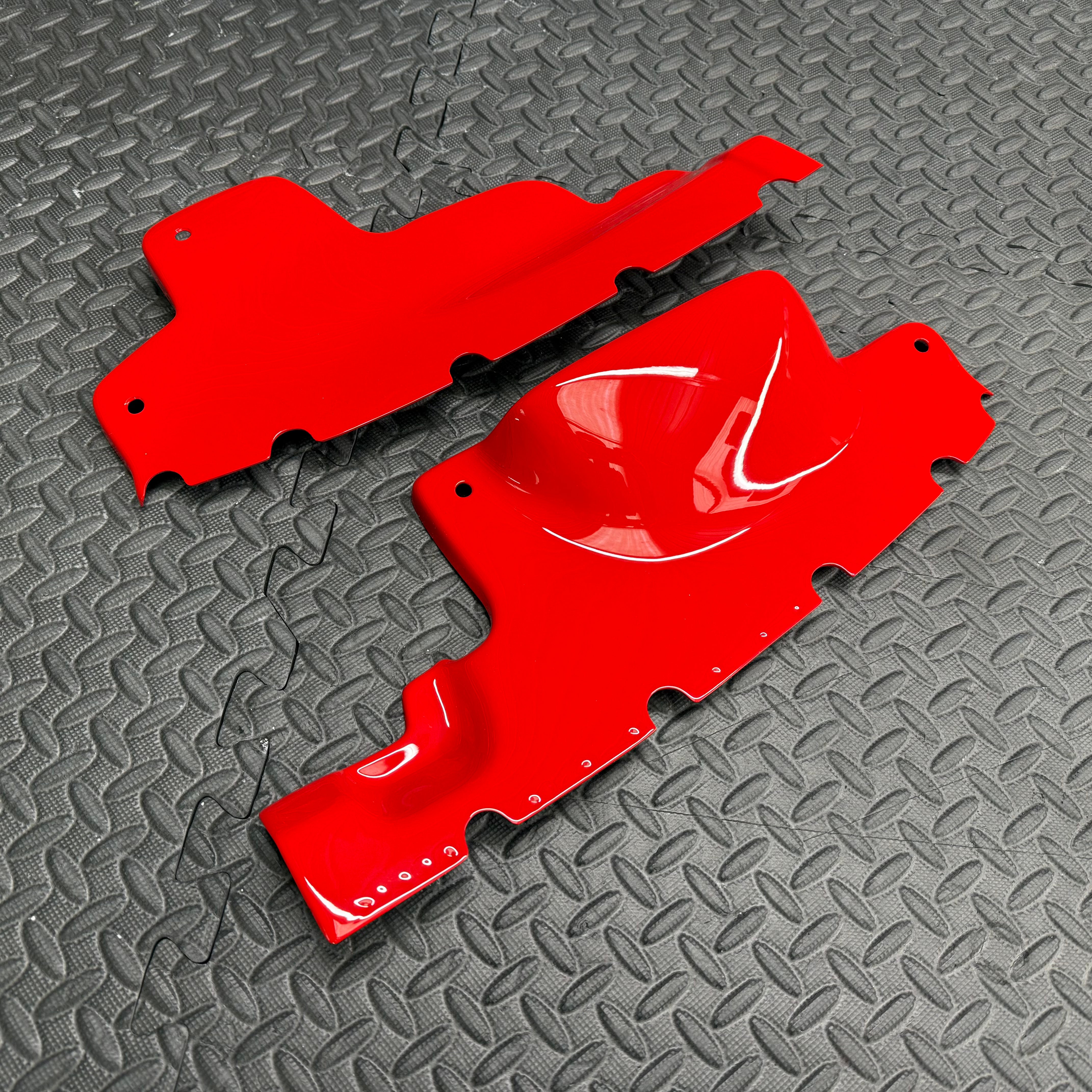 Proform Engine Bay Slam Panel Covers - MK7.5 Fiesta - Paitned Race Red
