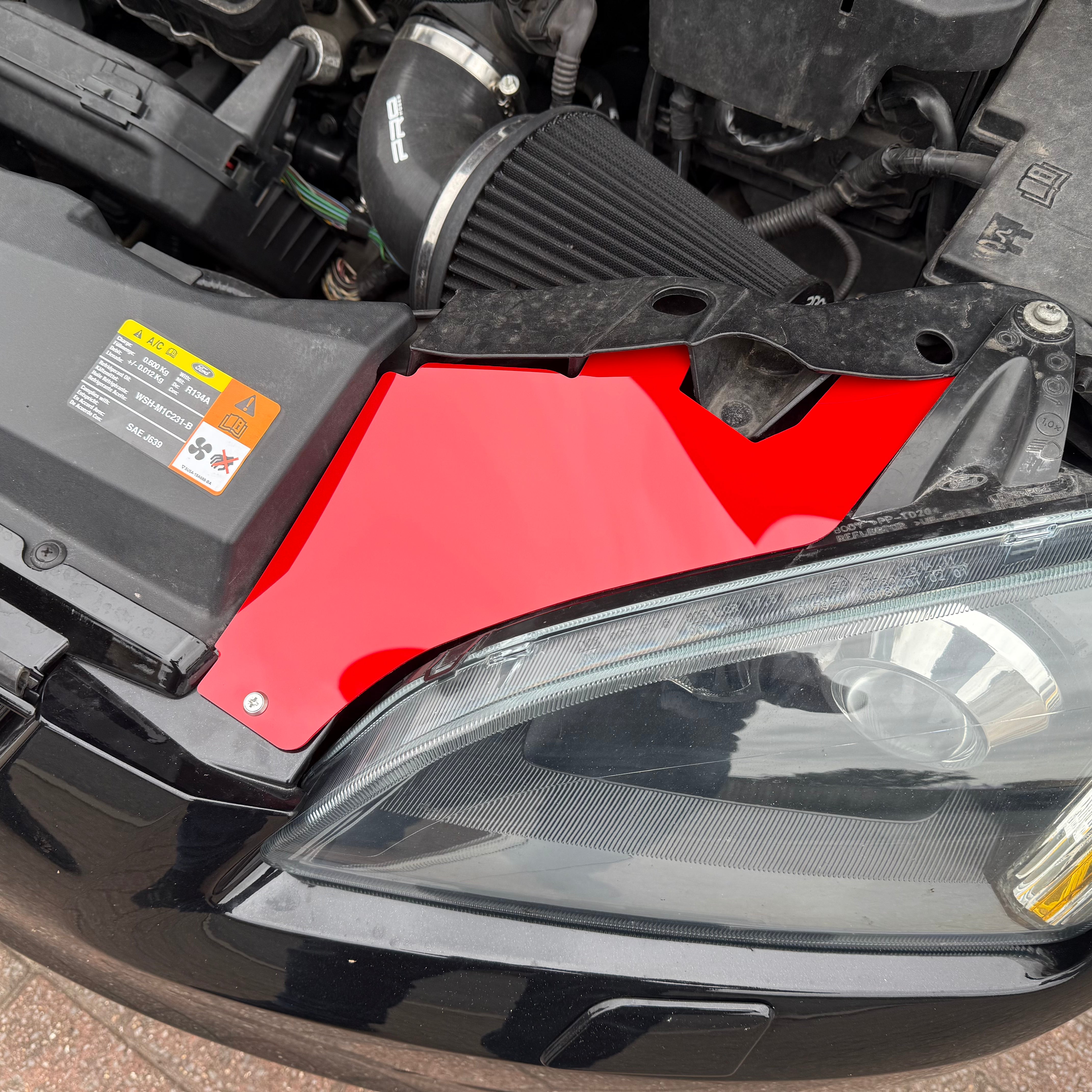 Proform Slam Panel Ends - Mk2 (Pre-Facelift) Gloss Red Plastic