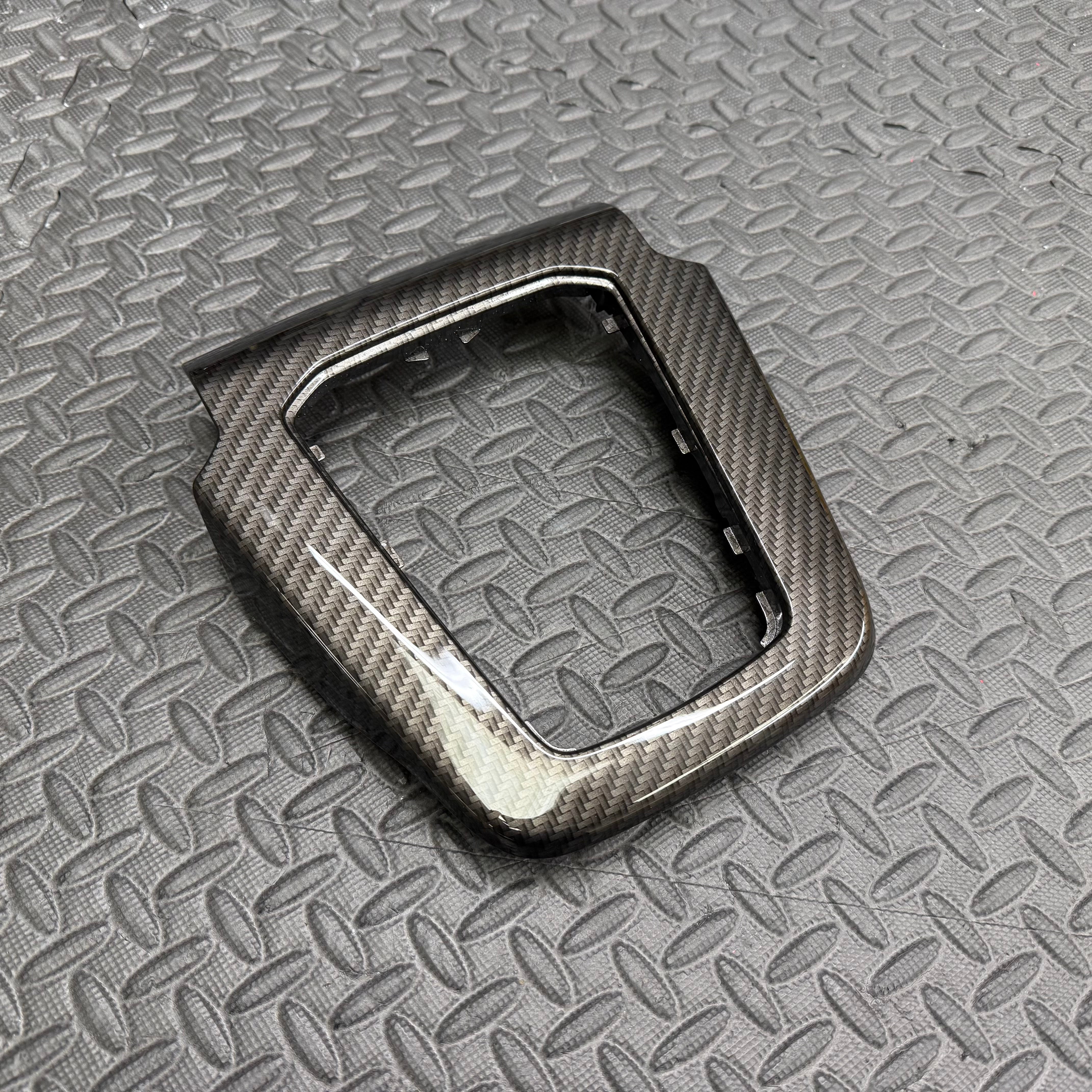 Genuine Ford Centre Console Control Panel - Mk4.5 Focus inc ST - Hydrodipped Carbon Fibre Effect