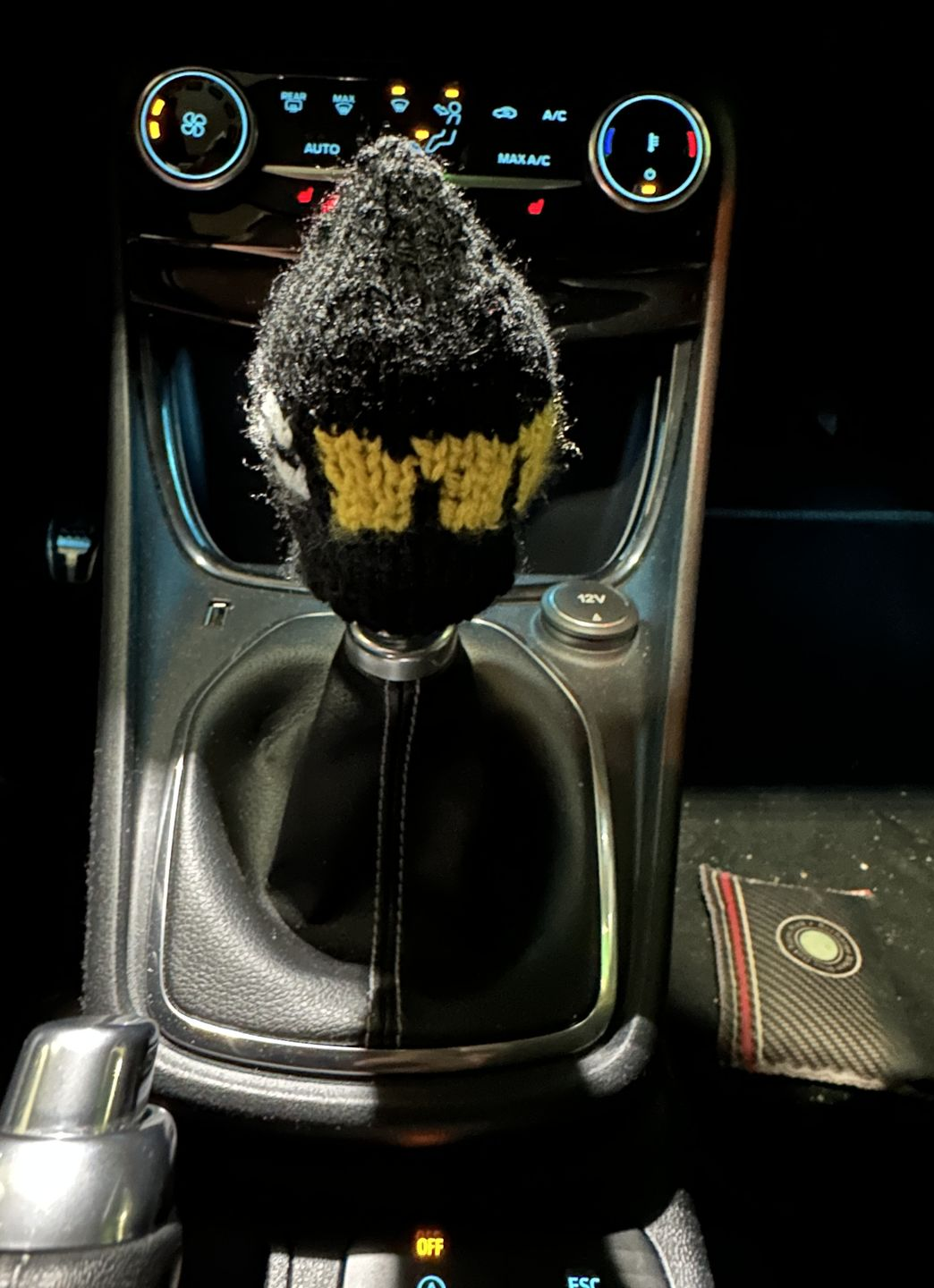 Gear Knob Cosie - Black With MT Sport Detail