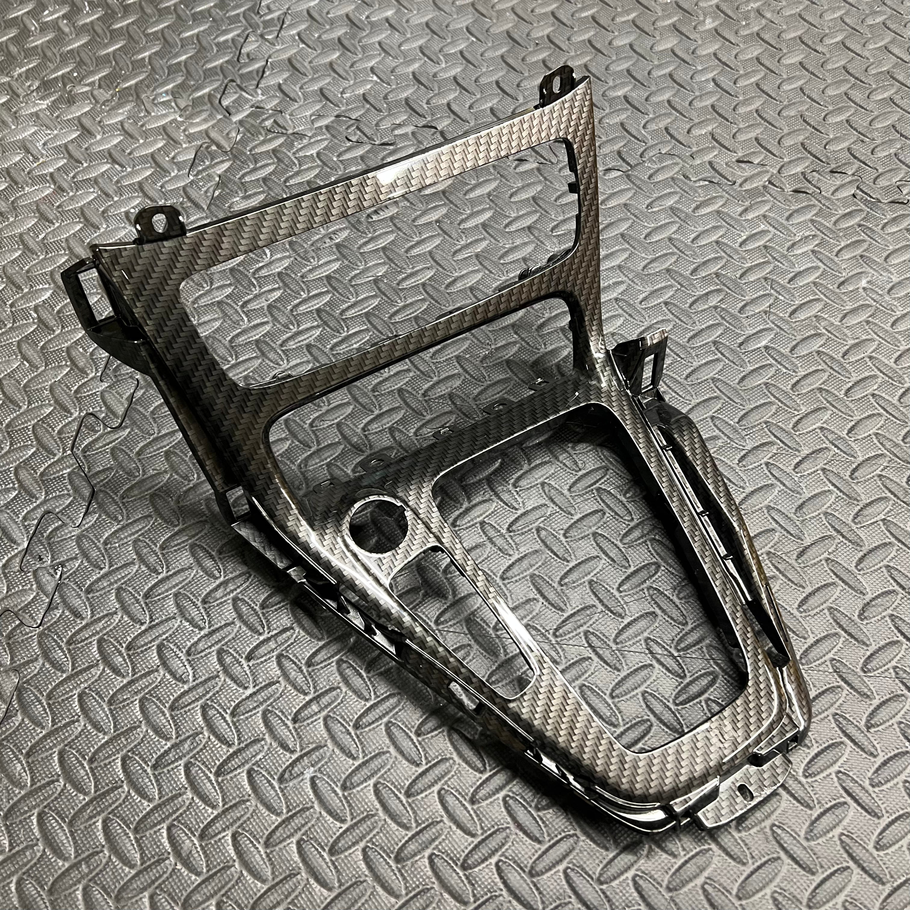 Genuine Ford Centre Console Control Panel - Mk3.5 Focus ST/RS - Carbon Fibre Effect Hydrodipped Finish