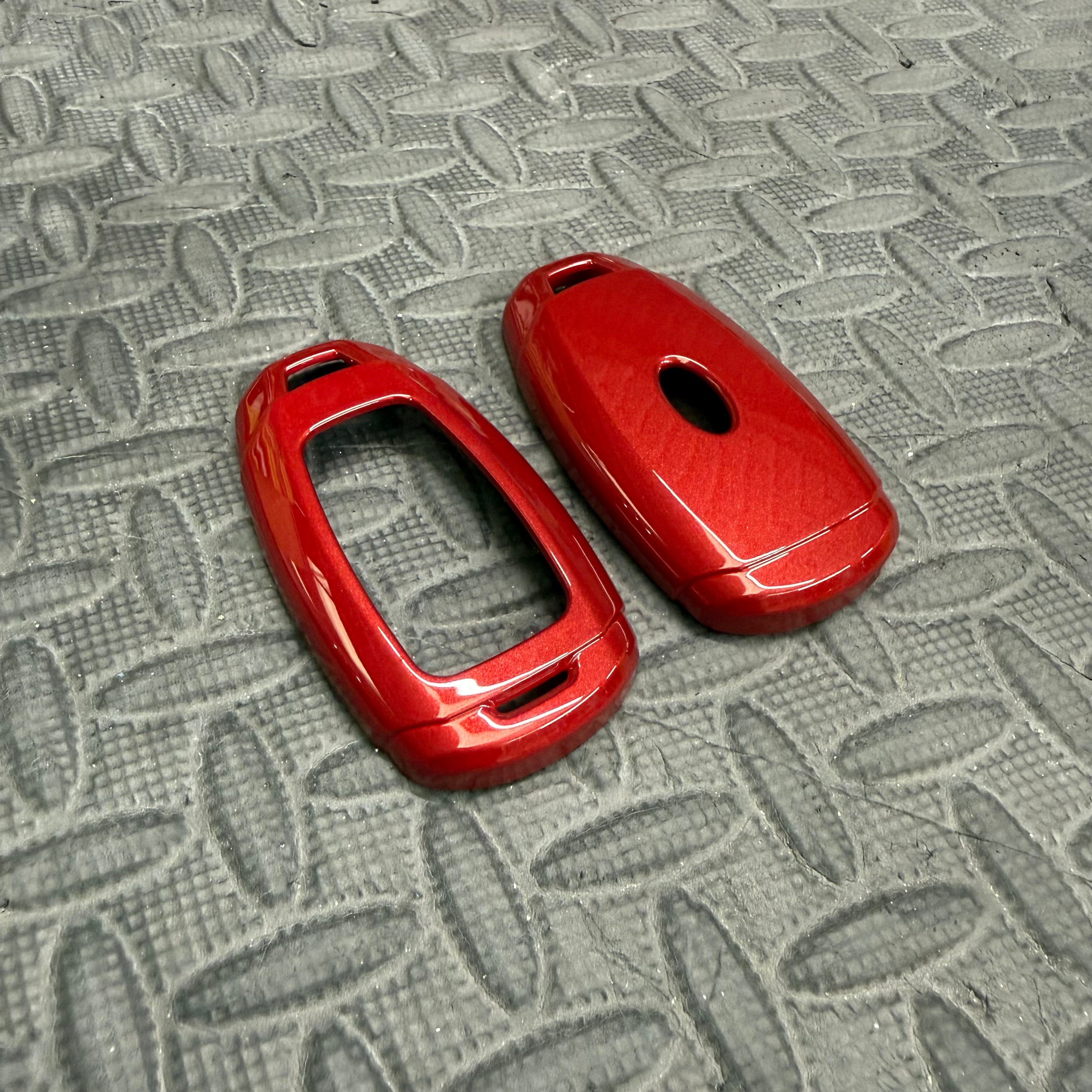 Key Cover - Fits Hyundai i20N i30N Kona N - Painted Sunset Red Pearl