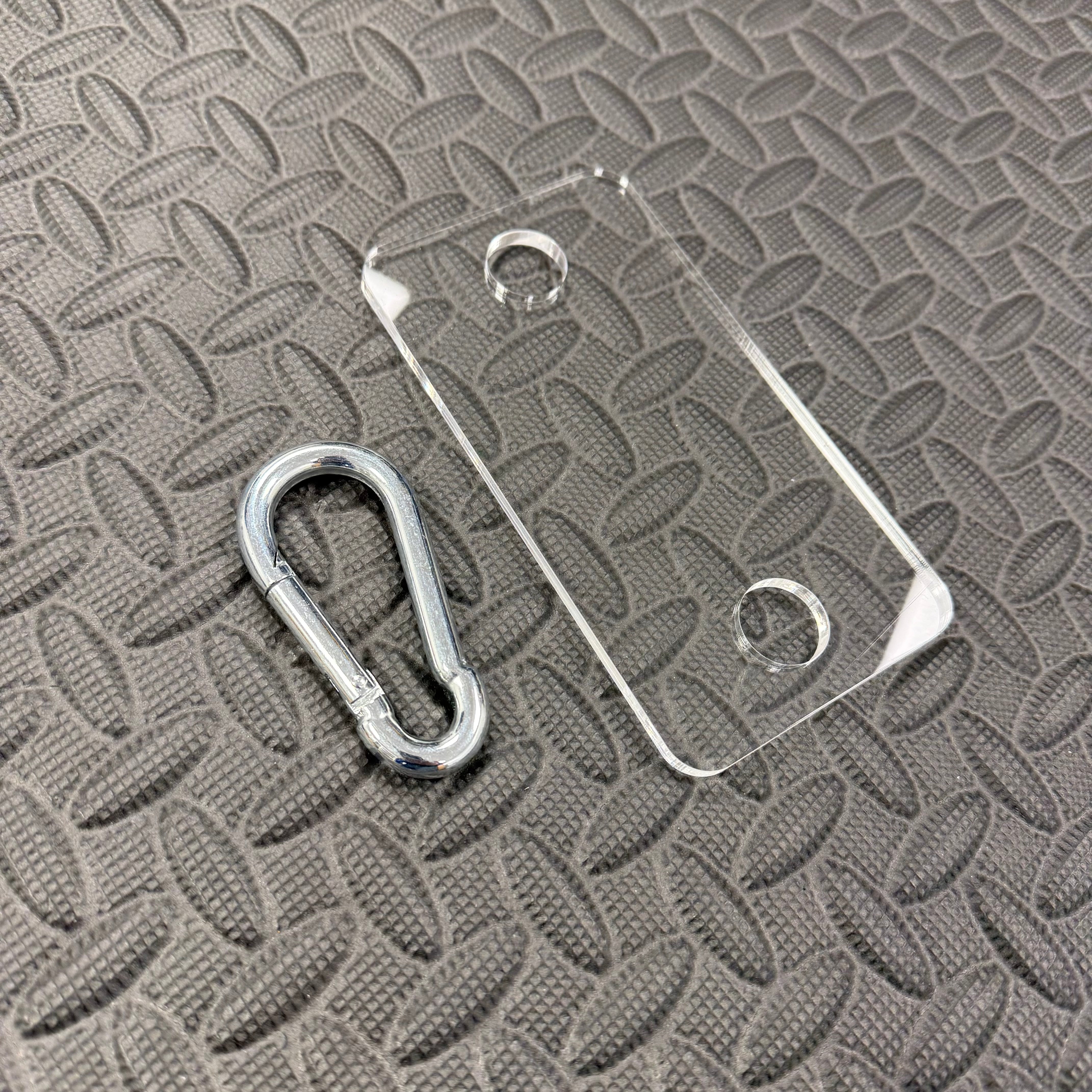 Proform Universal Bonnet Prop Extension Piece, 5mm Clear Acrylic, Medium (80x150mm)