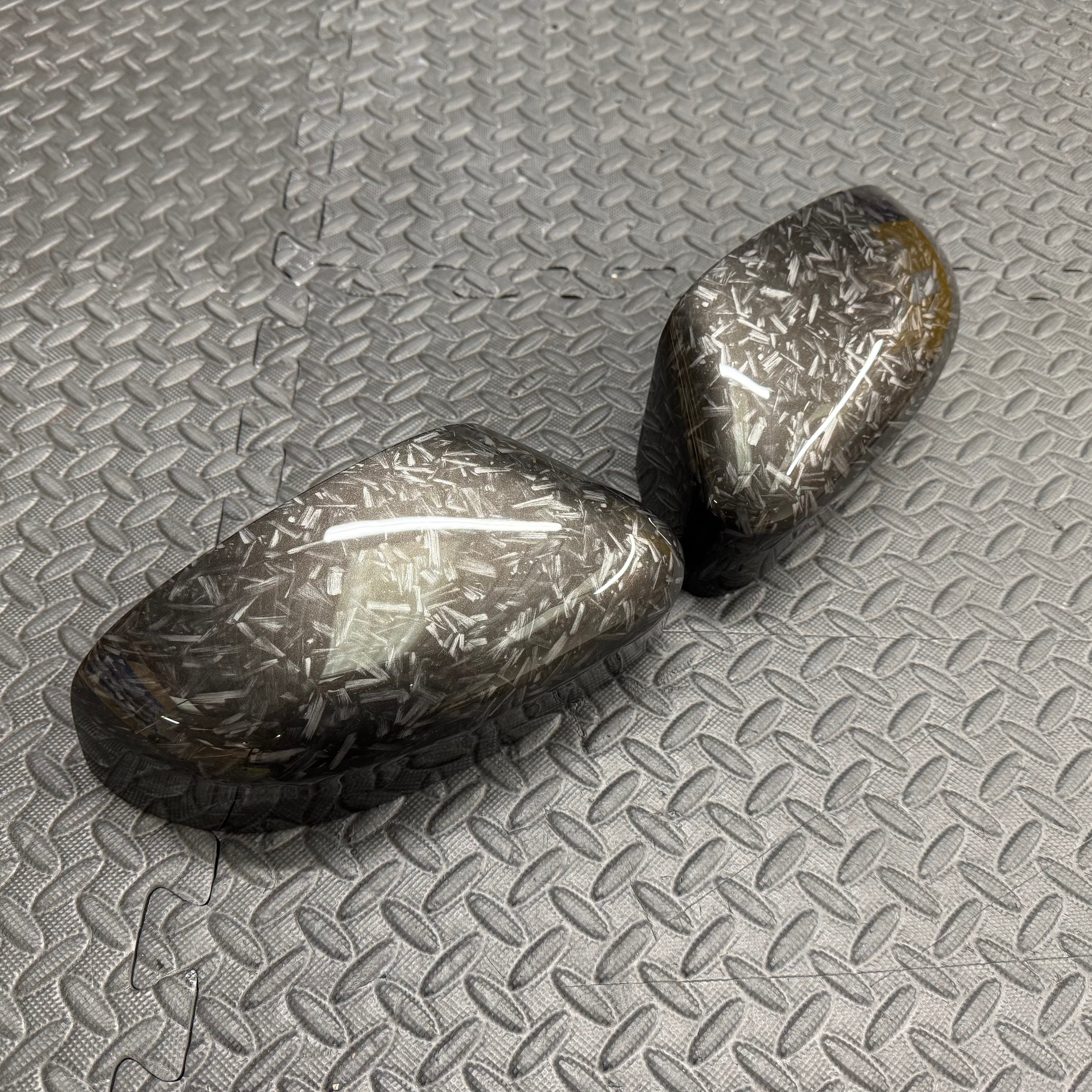 Mirror Caps - MK2.5/3/3.5 Focus/ Mk4 Mondeo - Forged Carbon Fibre Effect Hydrodipped