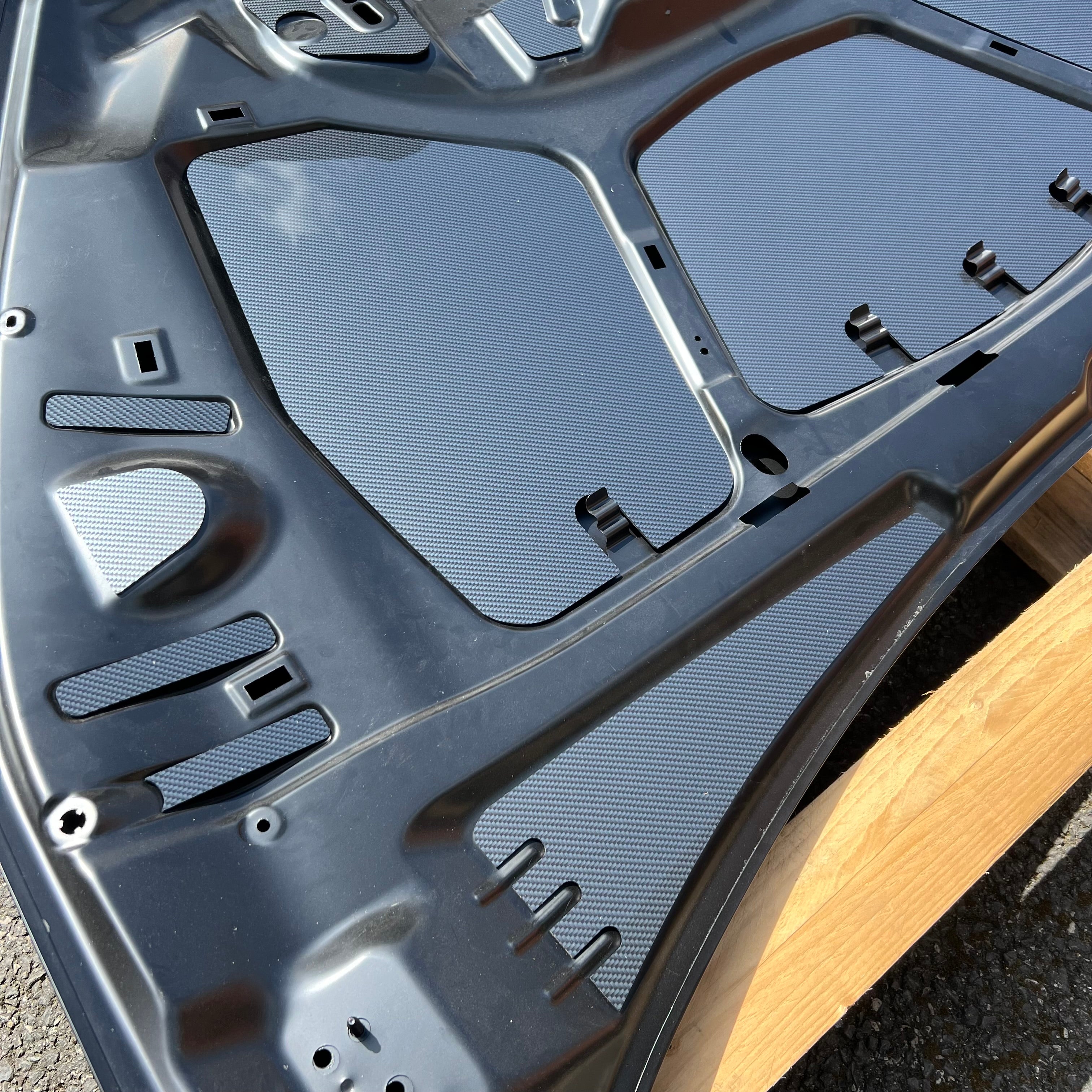 Proform Under Bonnet Panels & Finishing Plate Set - Mk3.5 Focus - Deluxe Carbon Fibre Effect Plastic
