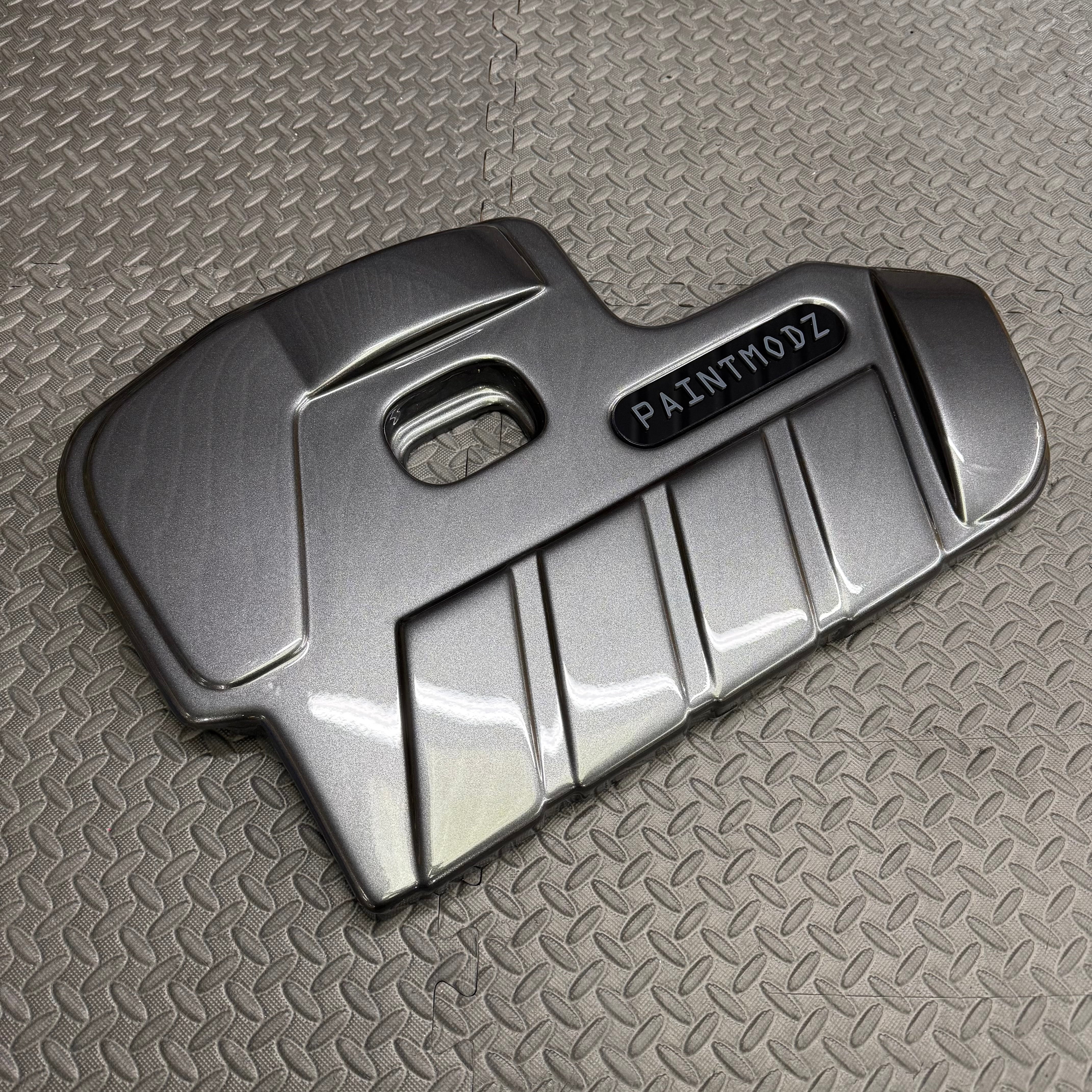 Proform Engine Cover - Mk4/4.5 Focus ST Petrol - Painted Magnetic Grey With Dark Grey/Gloss Black Badge Plate