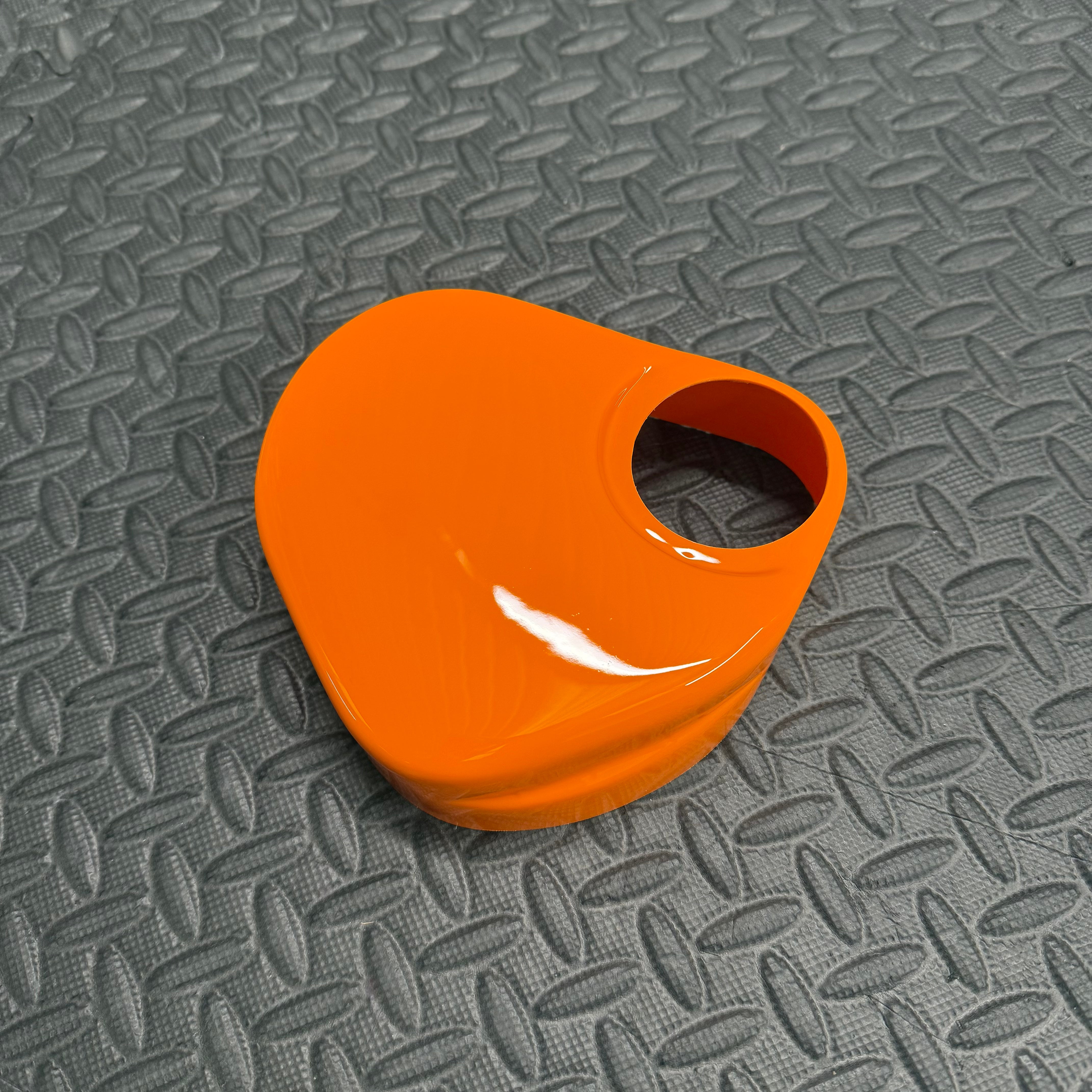 Mustang (6th Generation) Proform Brake Reservoir Cover Gloss Orange Plastic